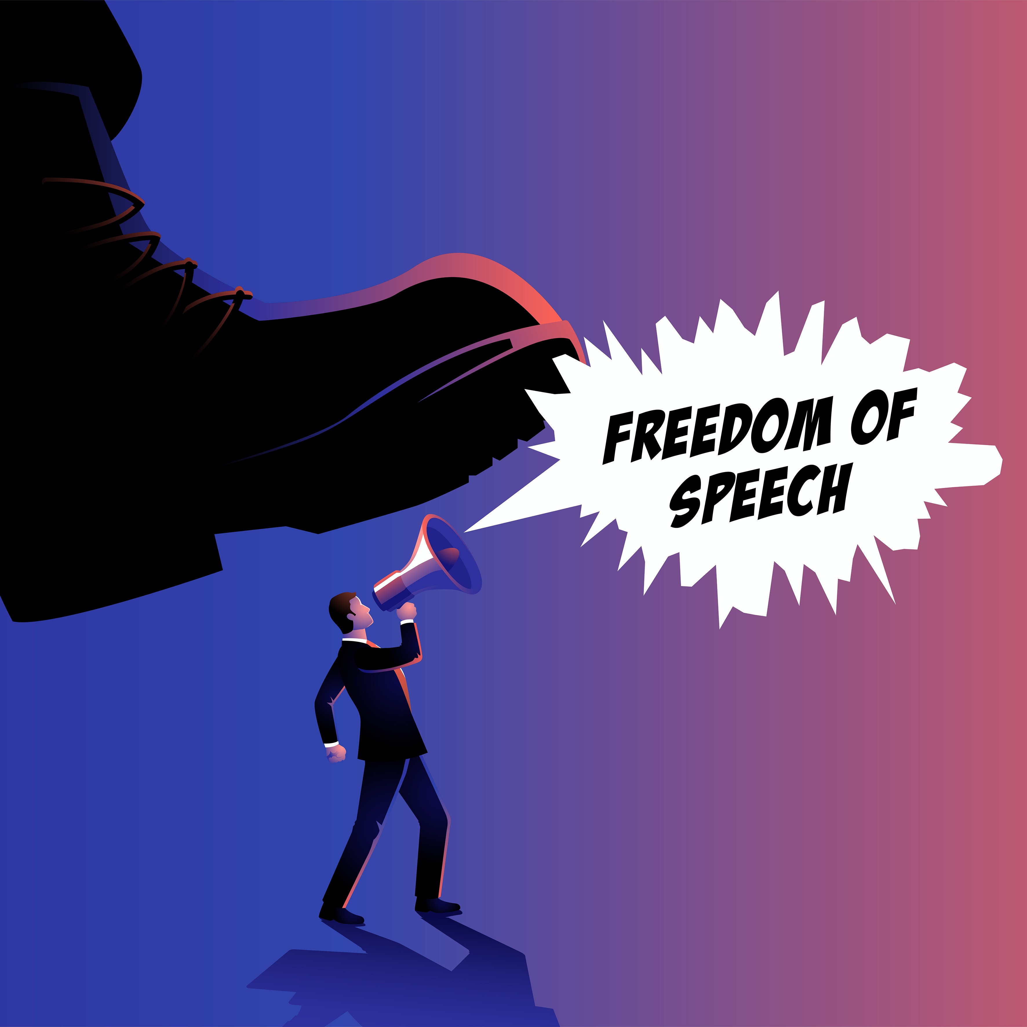 Hour 2: Is freedom of speech really under attack right now? episode artwork