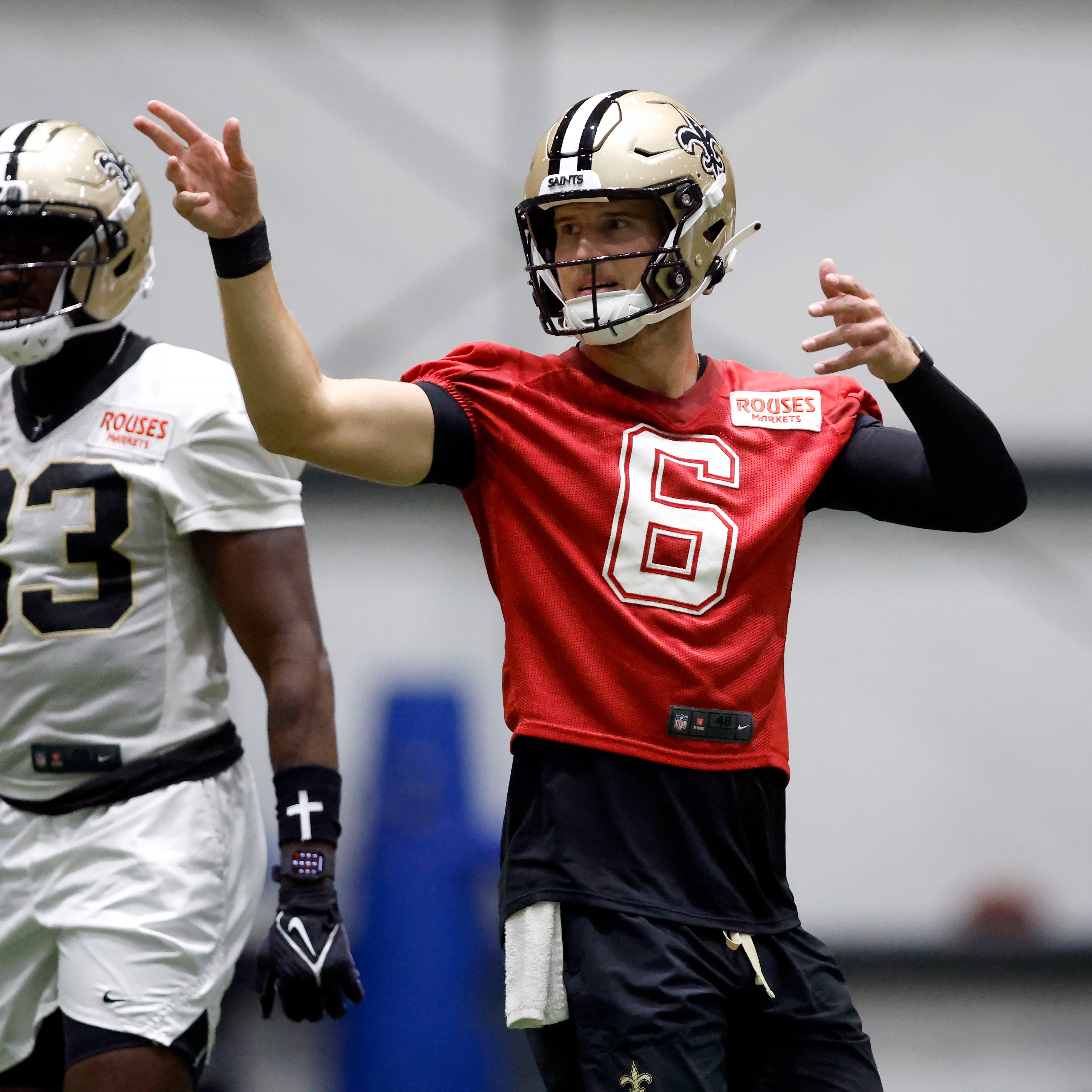 Hour 4: Tyler Shough is "leading the charge" early at Saints OTAs episode artwork