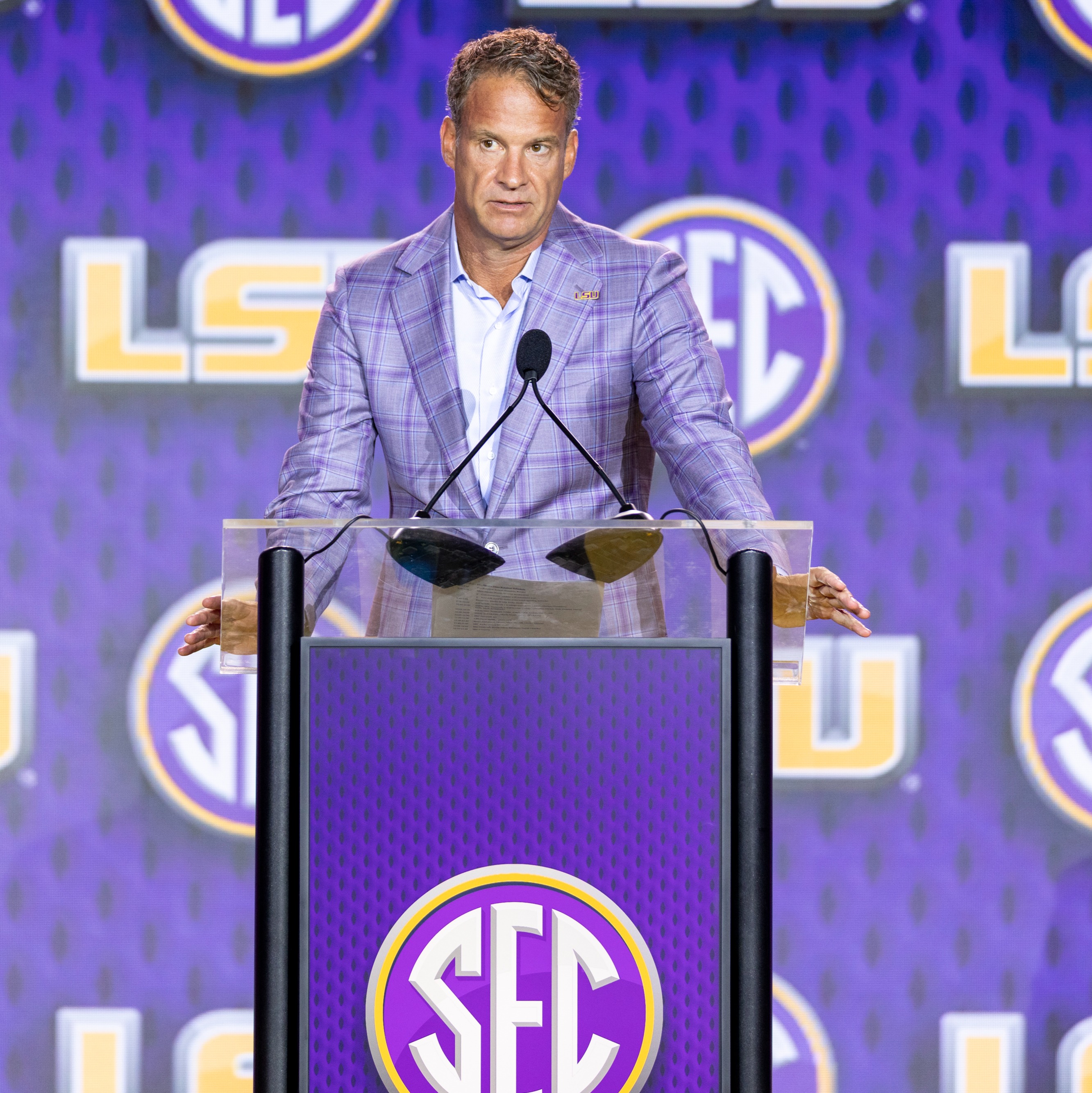 All eyes will be on Sam Leavitt and LSU's offensive line at fall camp episode artwork