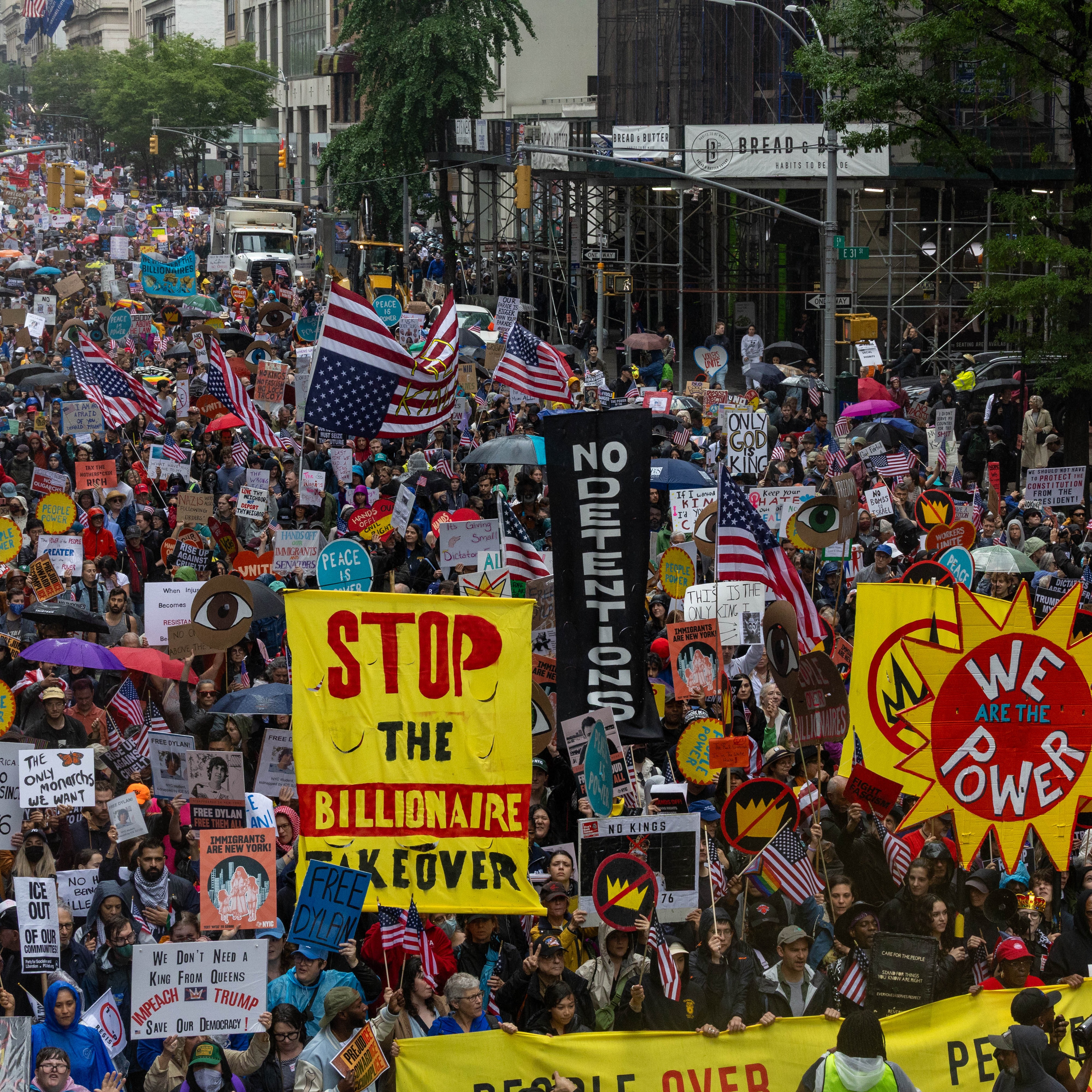 NYC gears up for large 'No Kings' protests this weekend