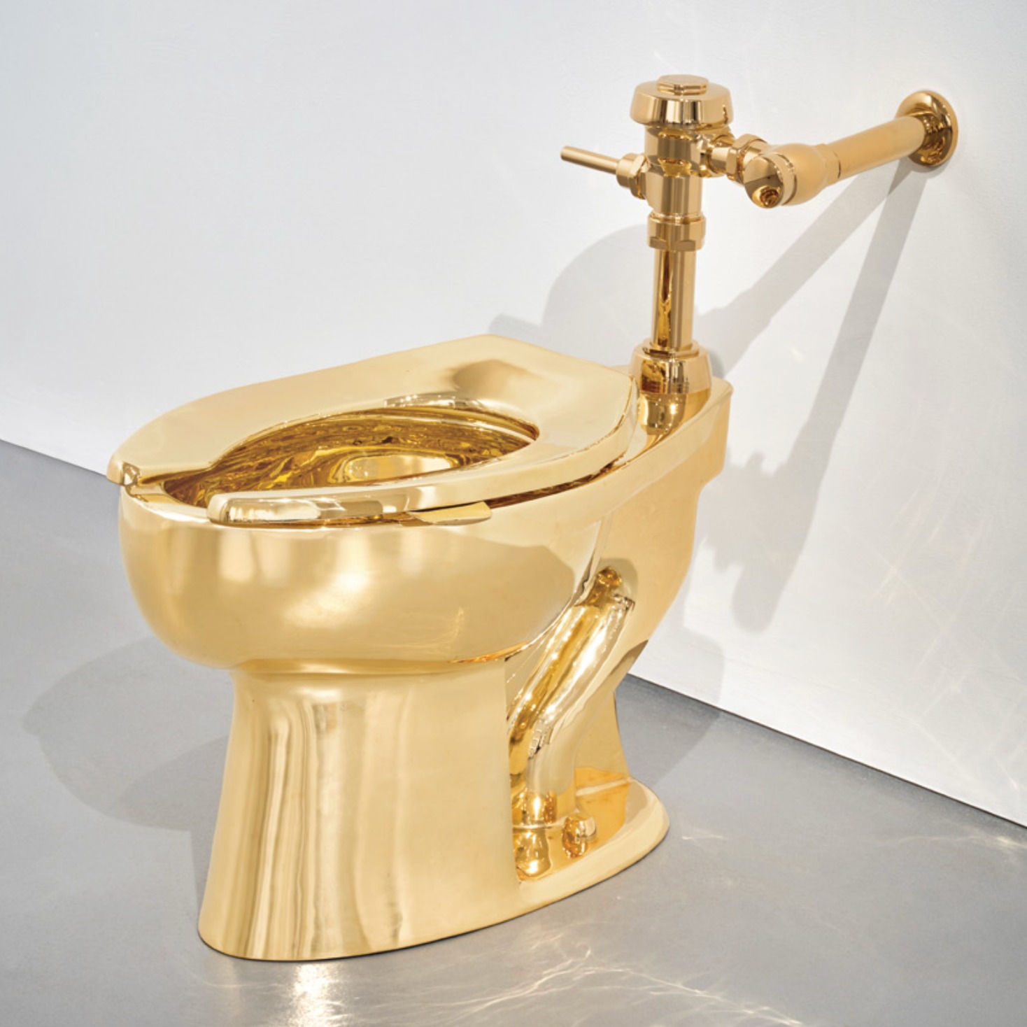 Sotheby's auctions off solid gold toilet