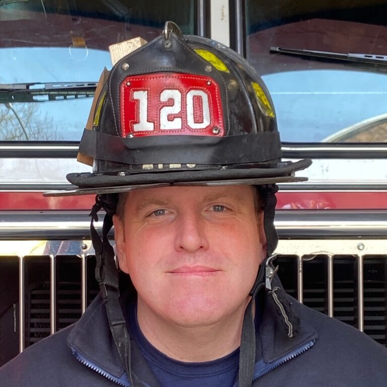 Wife of fallen firefighter speaks at his wake