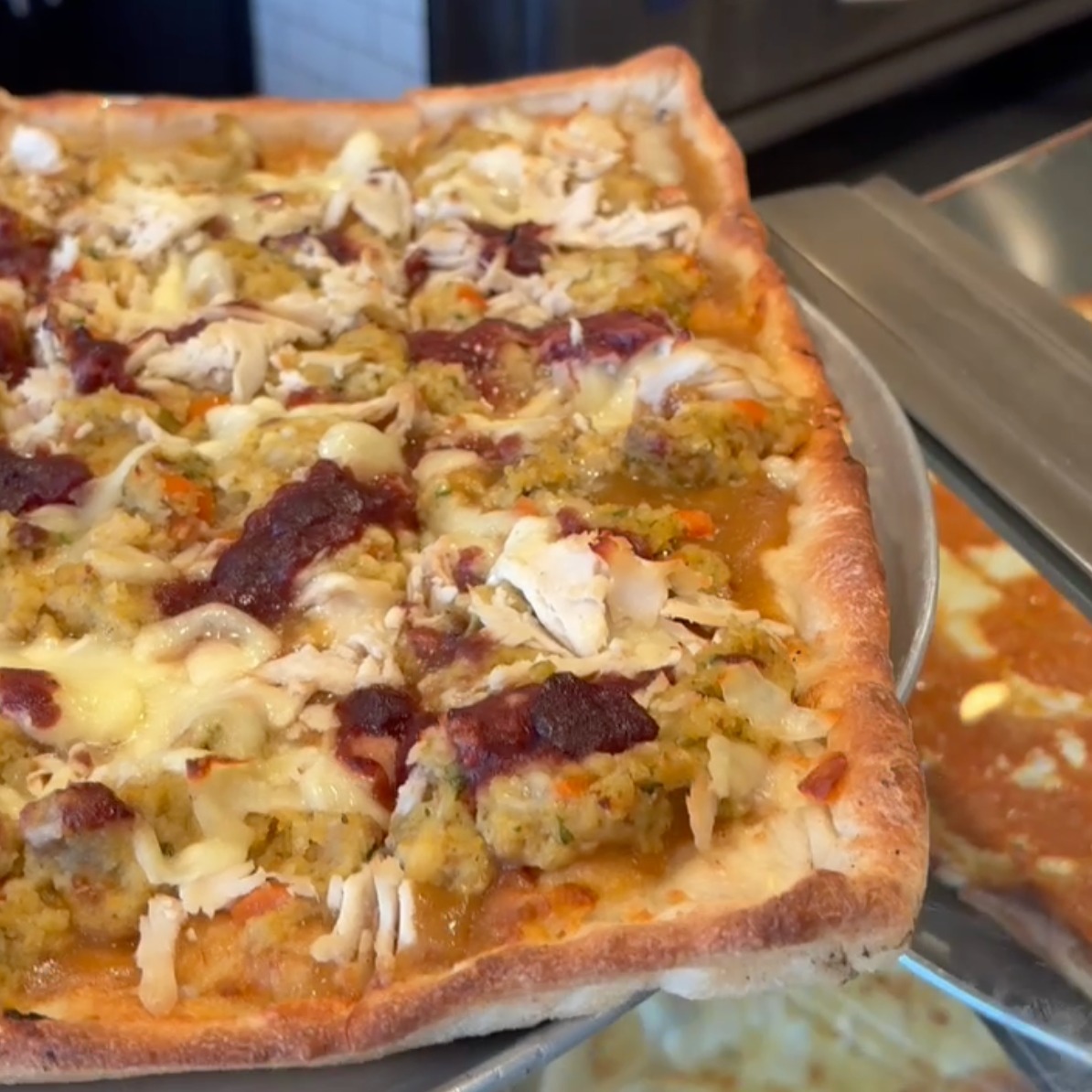 Long Islanders line up for viral Thanksgiving pizza pies