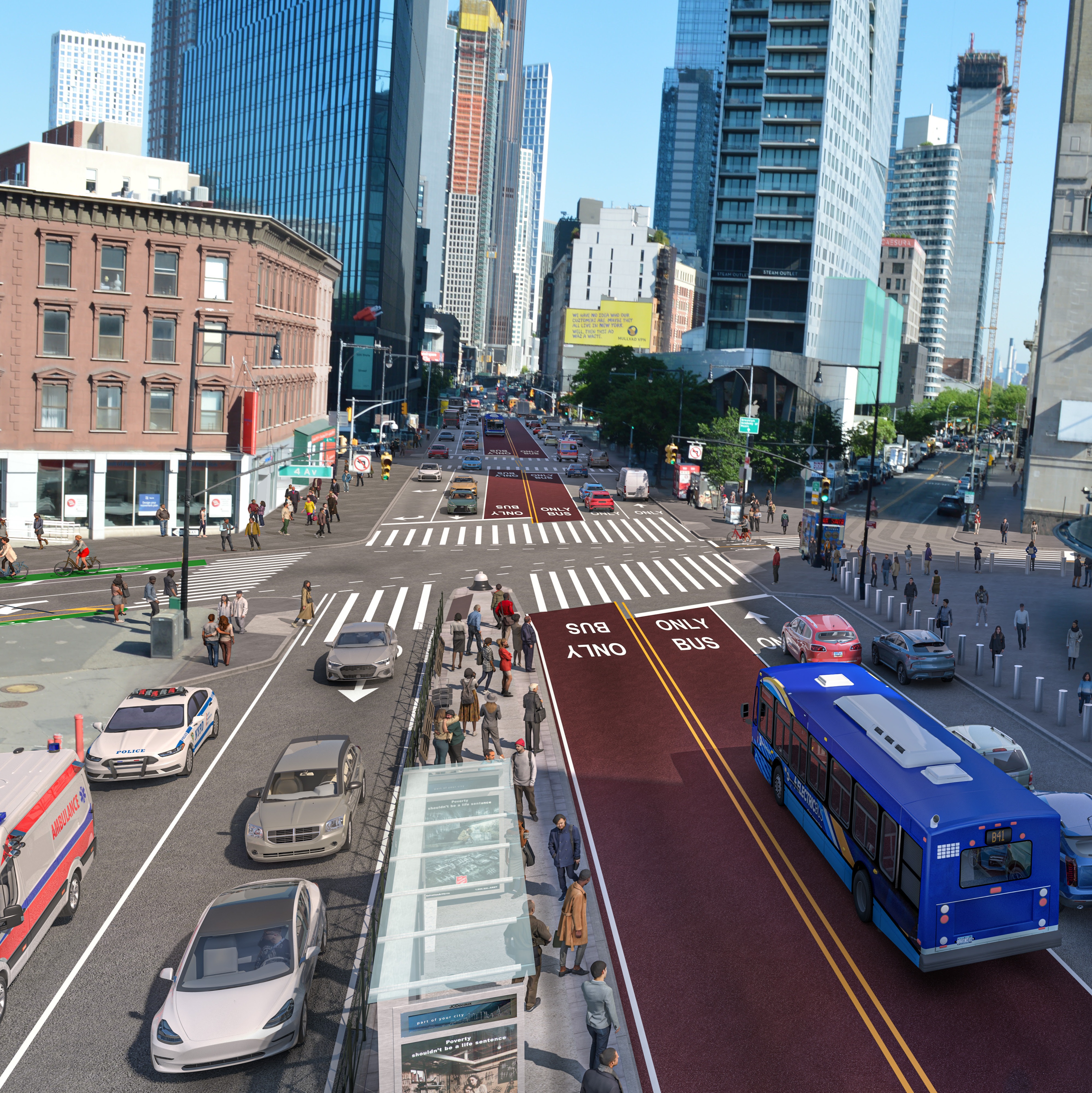Work begins on a more bus friendly and safer Flatbush Avenue in Brooklyn episode artwork