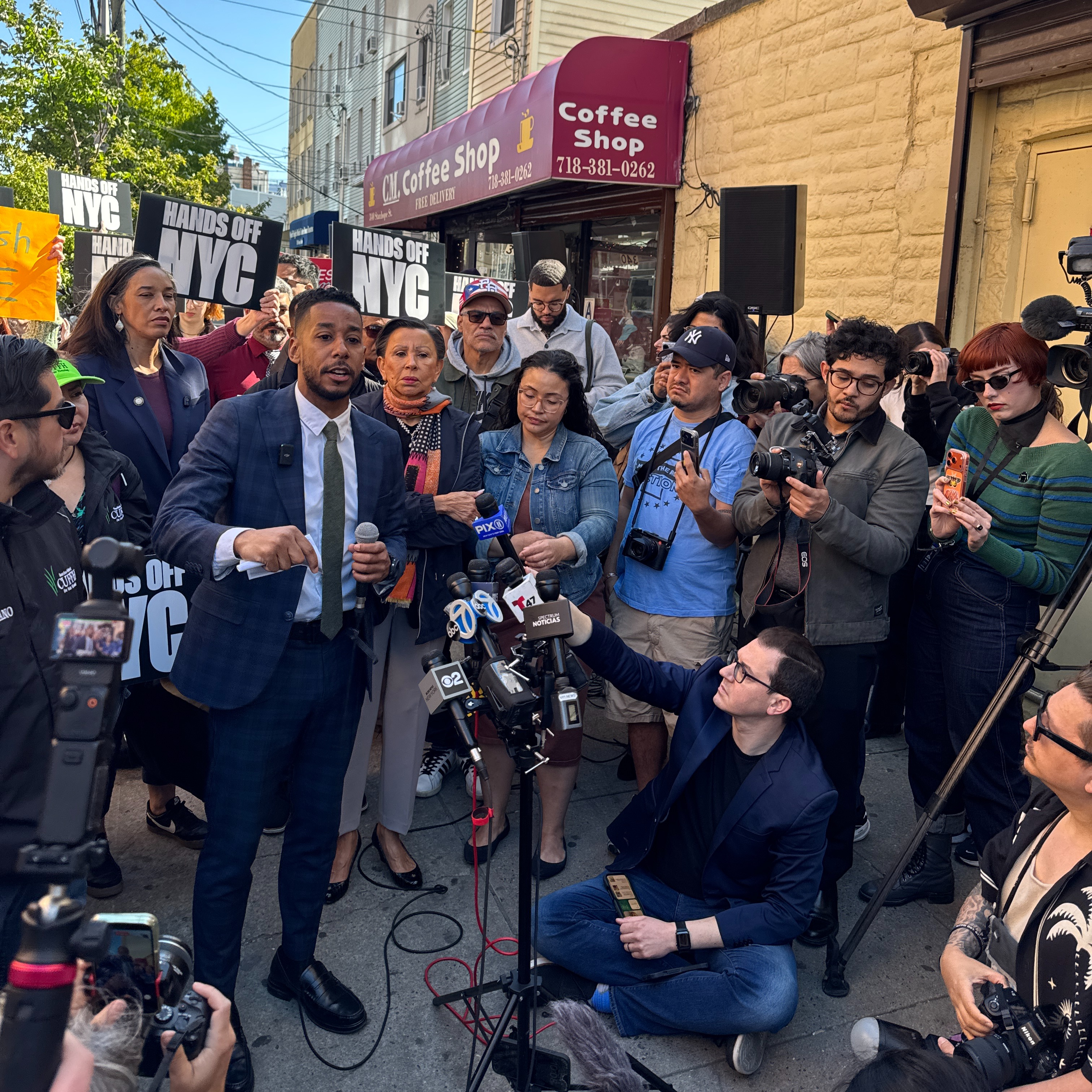 Bushwick community rallies against ICE after clash outside local hospital episode artwork