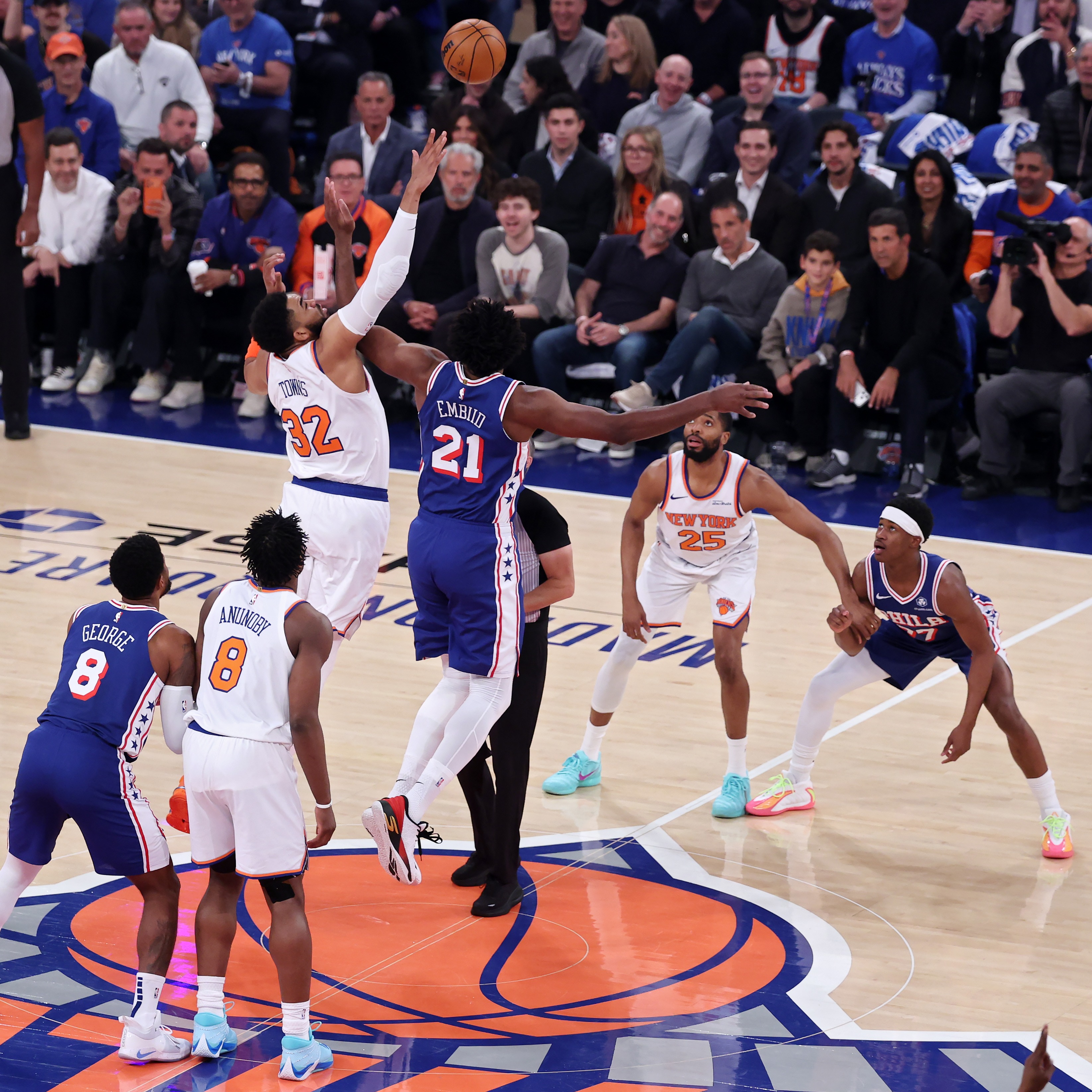 Knicks crush 76ers in Game 1 of Eastern Conference semifinals episode artwork