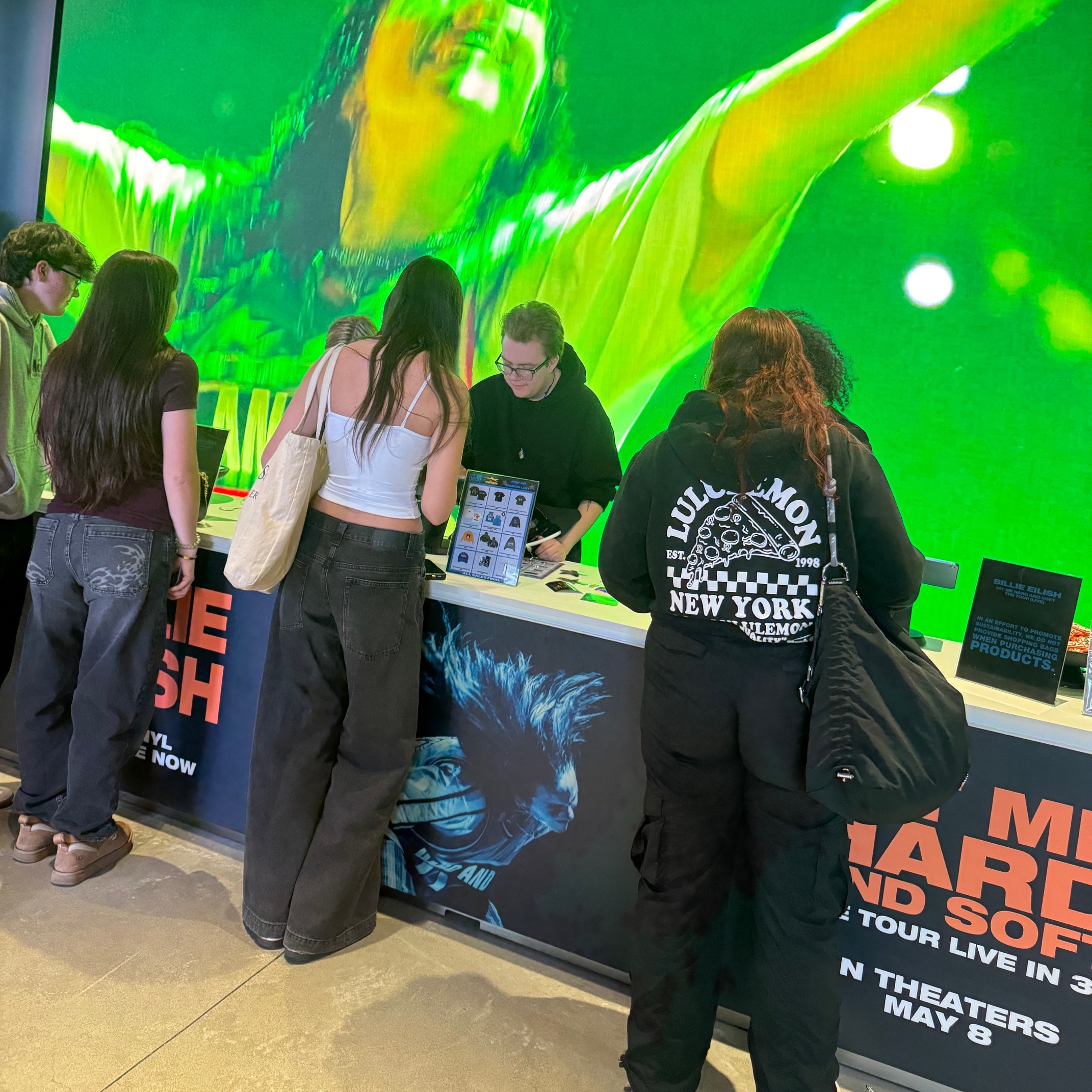 Fans flock to Midtown for Billie Eilish's pop-up shop episode artwork