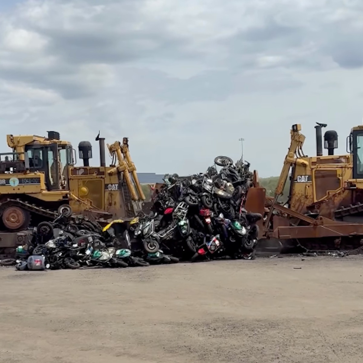 NYPD and NYC Sanitation team up to crush '2-wheeled menaces' episode artwork