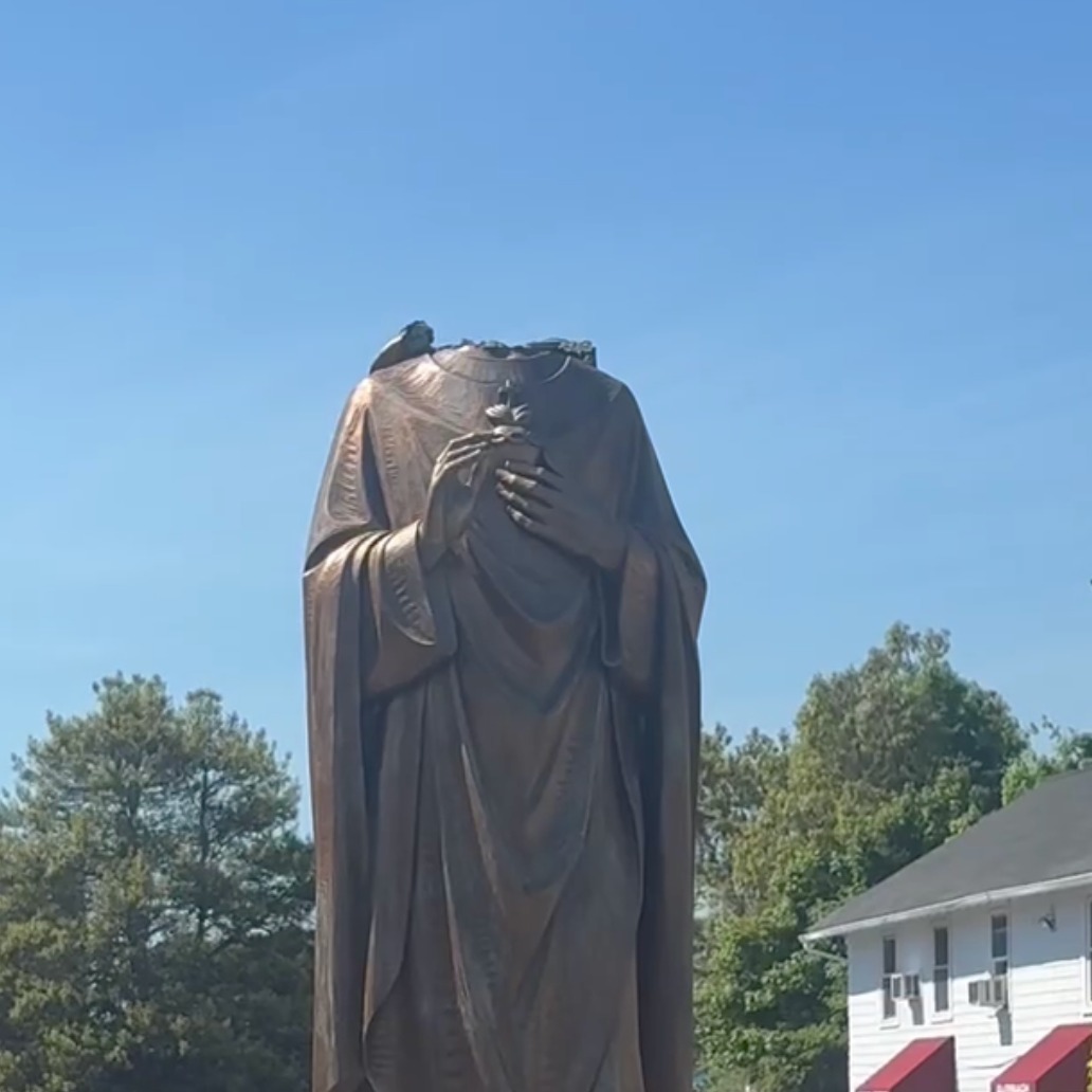 LI police search for person who beheaded Jesus statue episode artwork