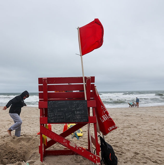 Long Island lifeguards use rainy day at the beach for extra training episode artwork