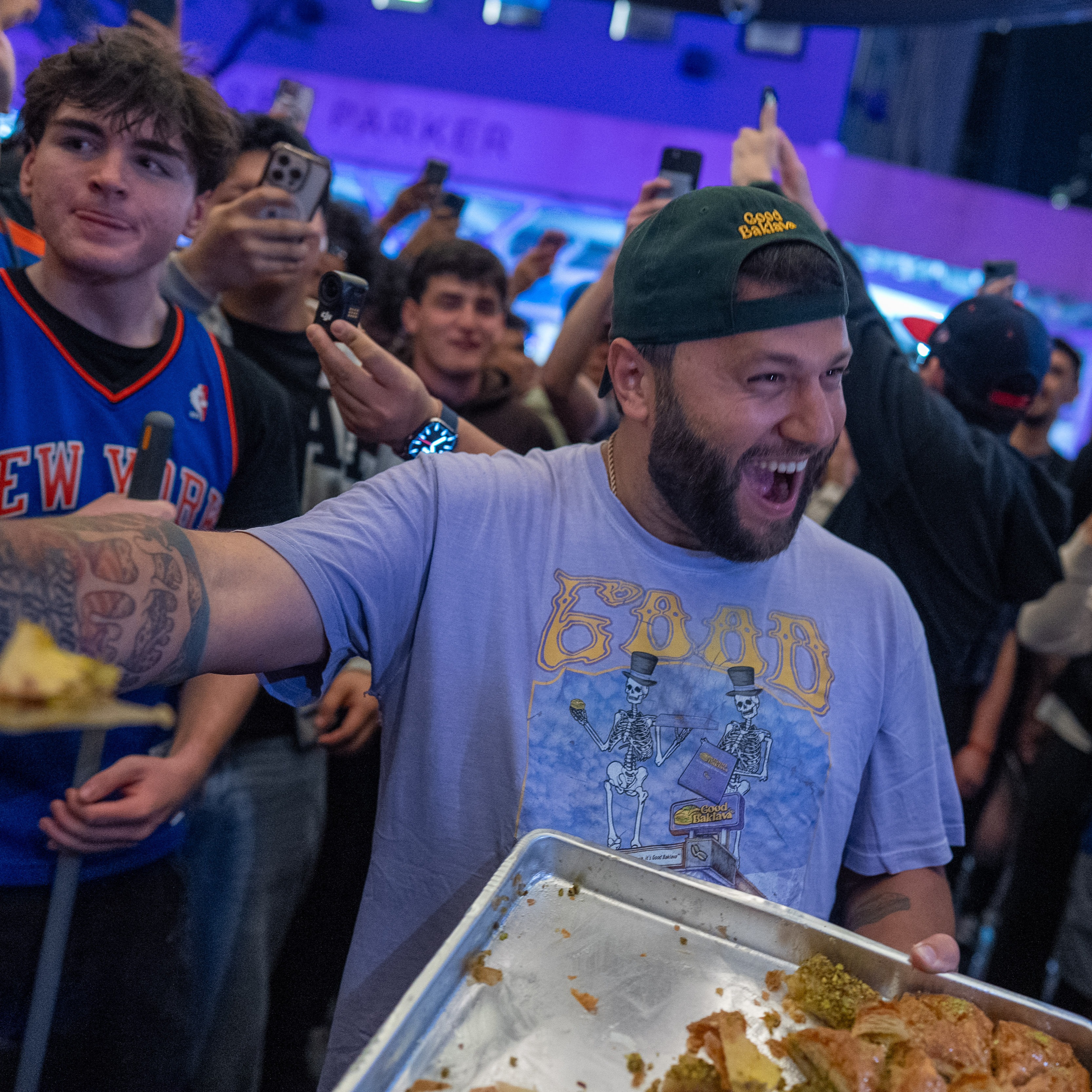 'Baklava Guy' goes viral for giving away pastry at Knicks watch parties episode artwork