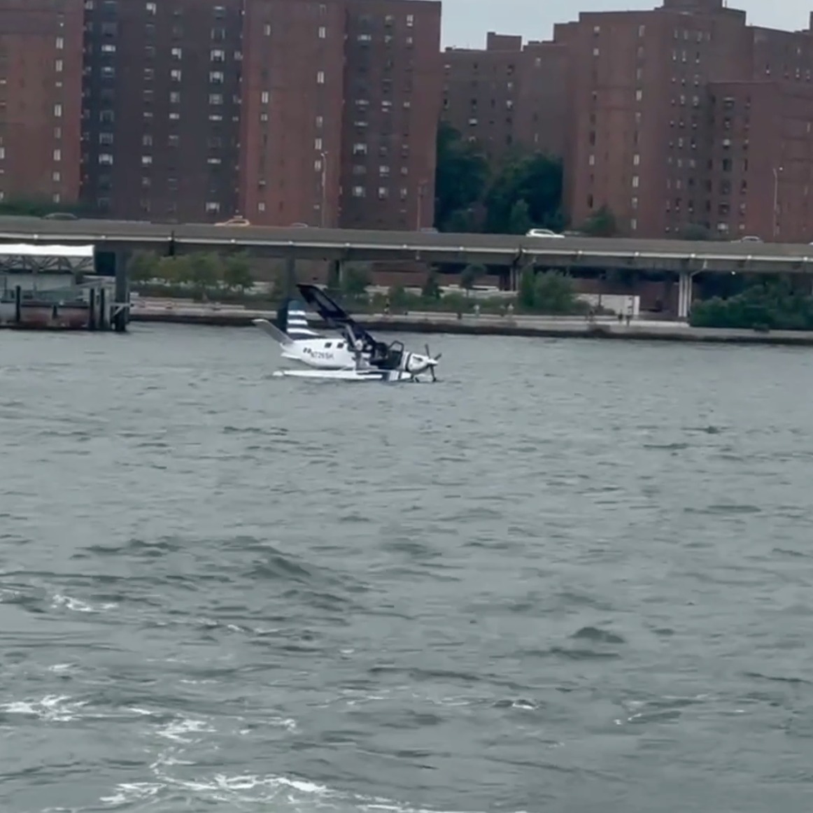 10 people safe after seaplane makes a rough East River landing episode artwork