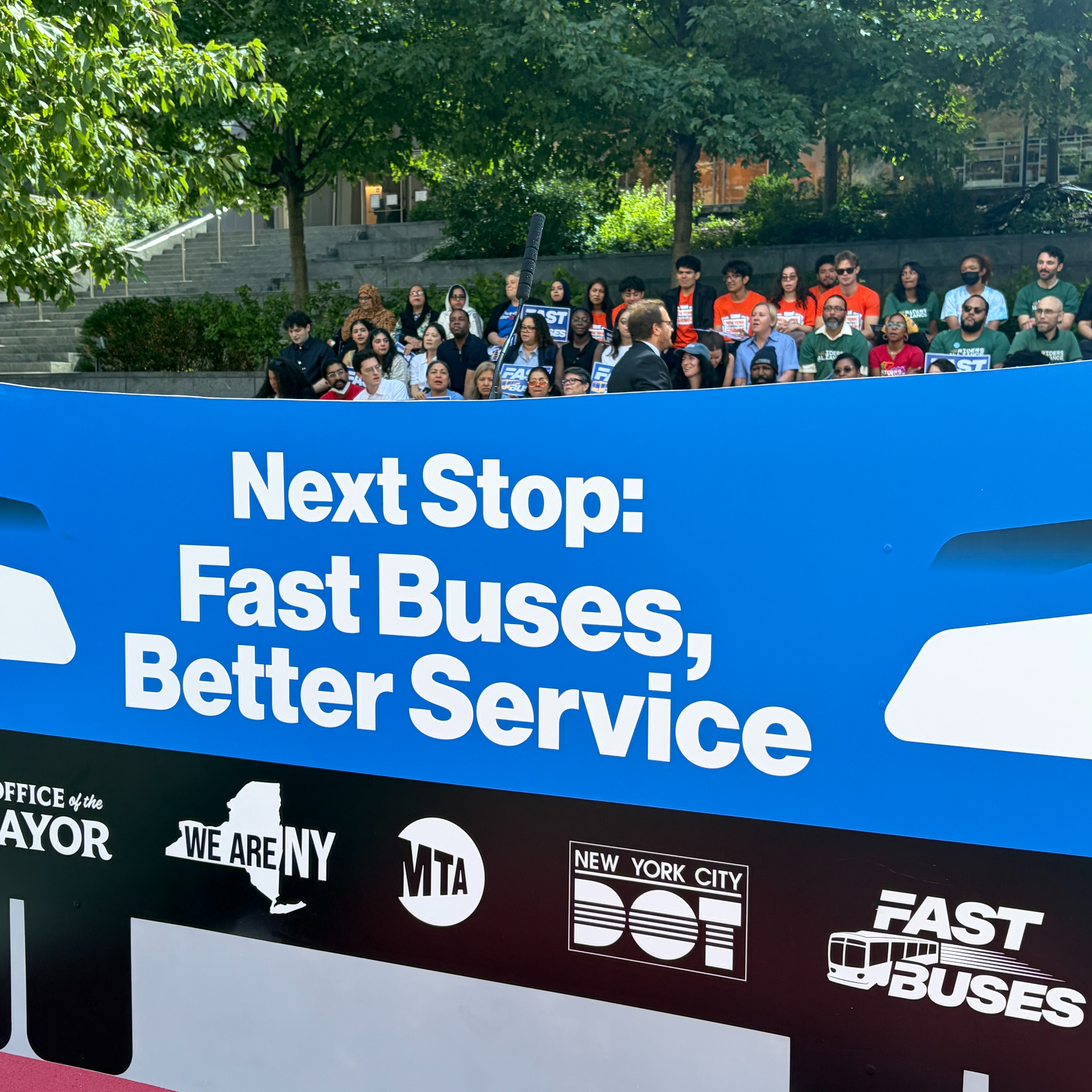 NYC bus riders could save minutes on every trip under new Mamdani-Hochul 'Next Stop' plan episode artwork
