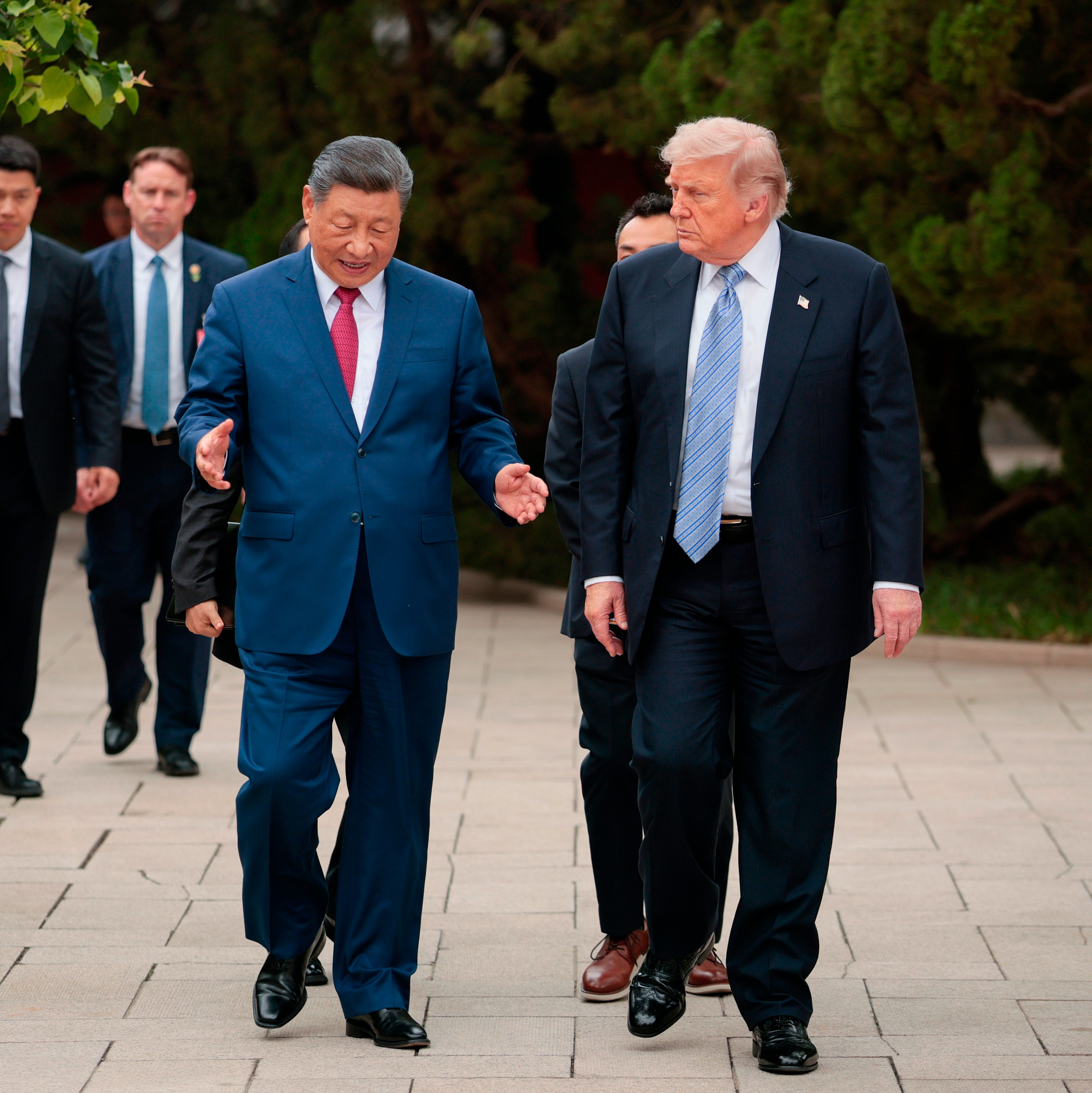 Trump, Xi wrap up summit claiming progress stabilizing US-China relations episode artwork