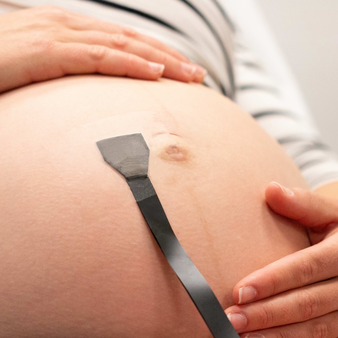 Adhesive ultrasound patch helps spot pregnancy complications in real time episode artwork