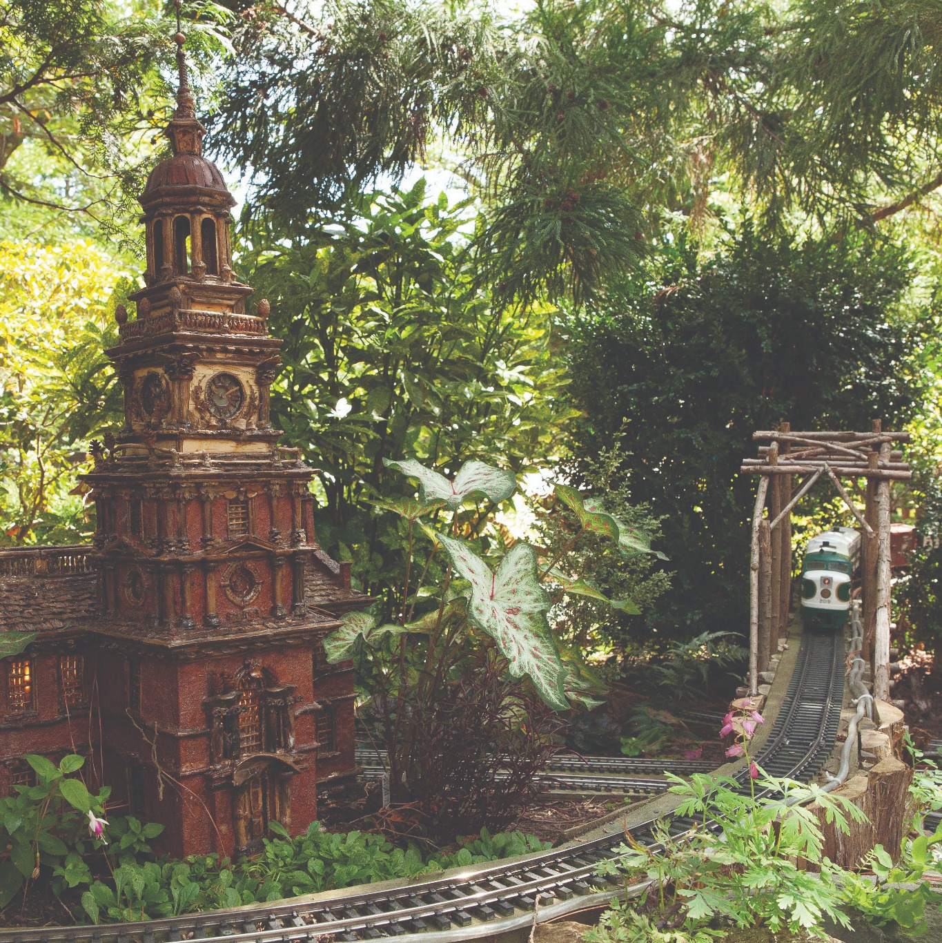 Morris Arboretum‘s model train display tells the story of Revolutionary Philly episode artwork