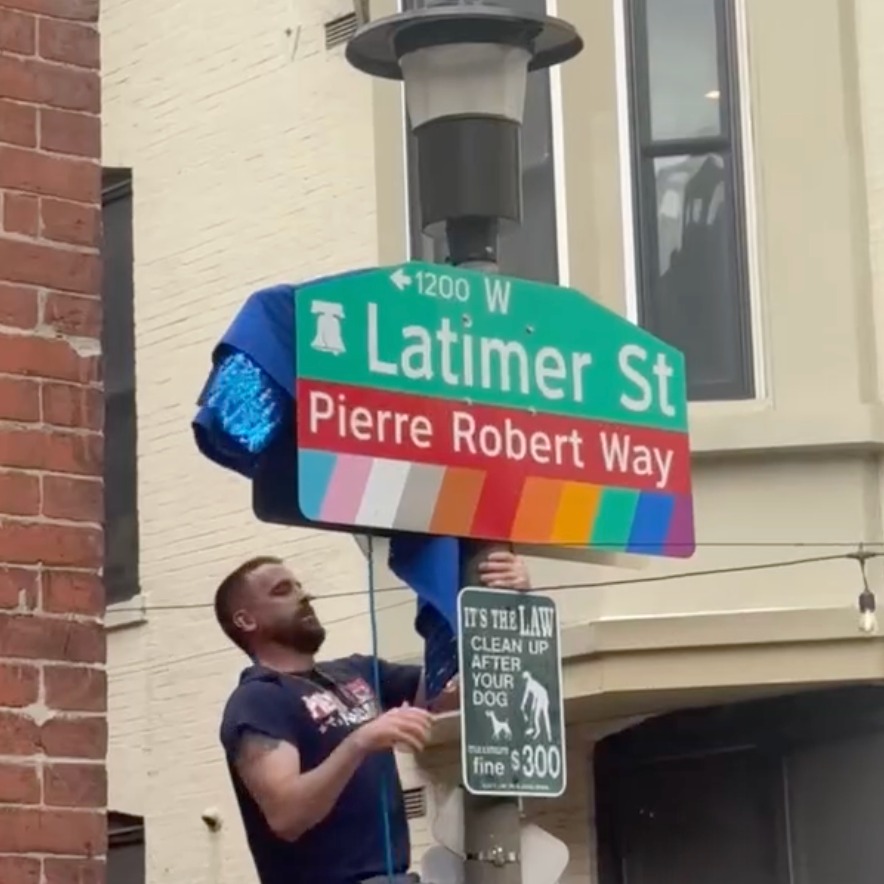 Philadelphia honors late WMMR personality Pierre Robert with street naming in the Gayborhood episode artwork