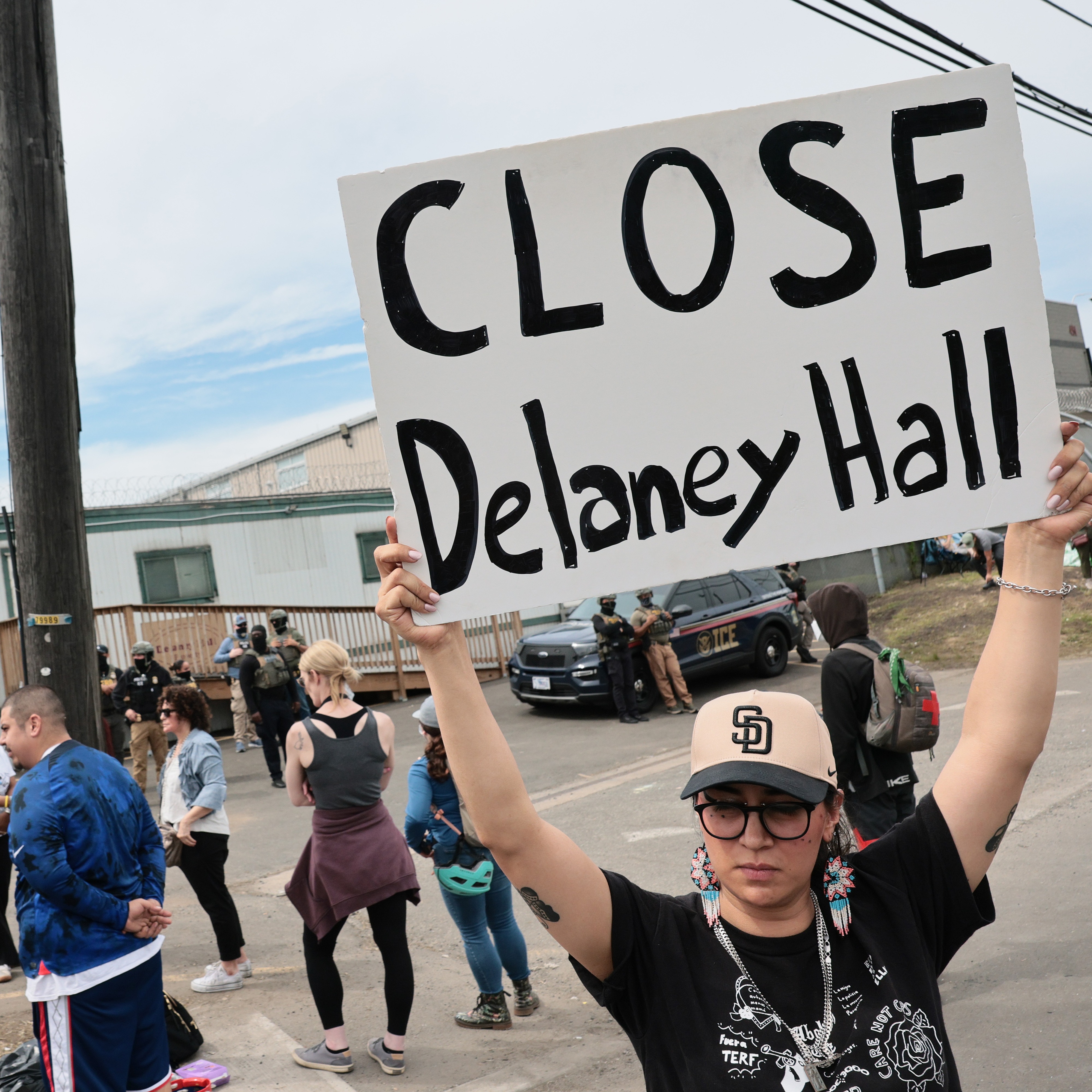 Gov. Sherrill calls for peaceful, protected protest zone outside Delaney Hall episode artwork