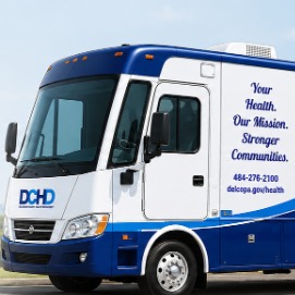 Delco Health Department unveils new mobile health unit episode artwork