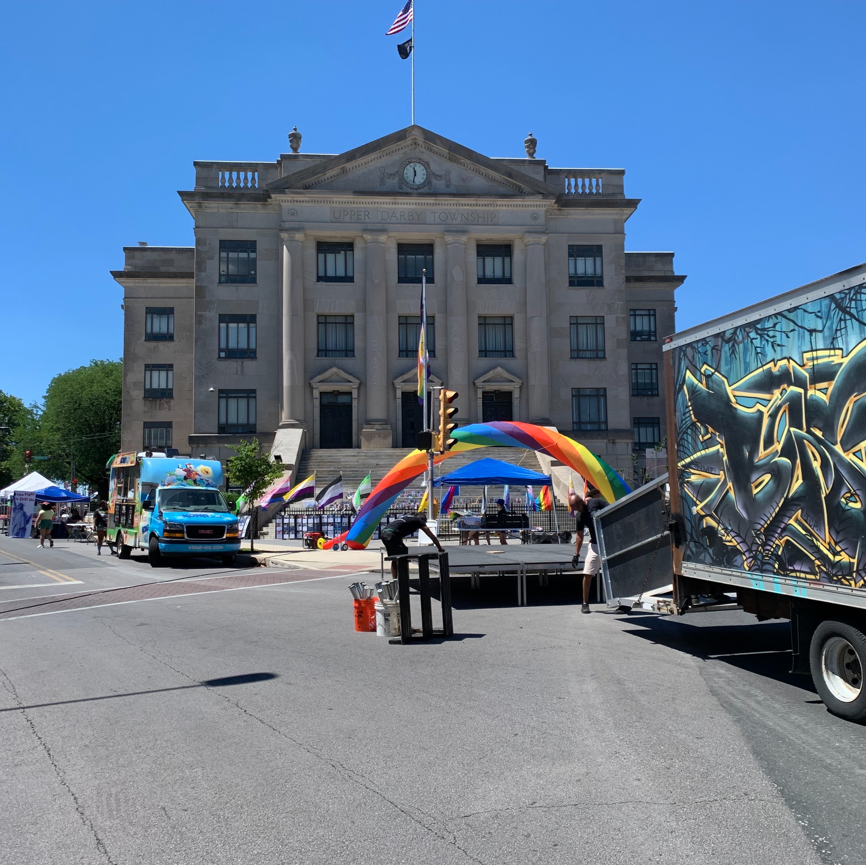 Delco Pride Festival kicks off with protest against arrests in Philly's Gayborhood episode artwork