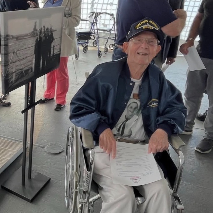 101-year-old World War II veteran honored aboard Battleship New Jersey episode artwork
