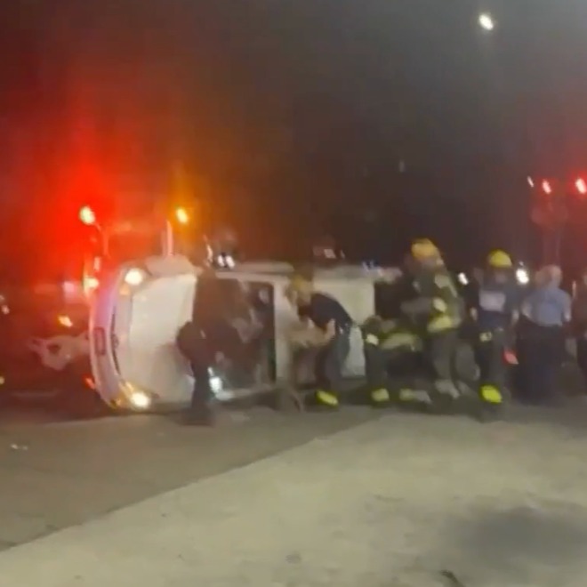 Police officers injured in North Philly car crash episode artwork