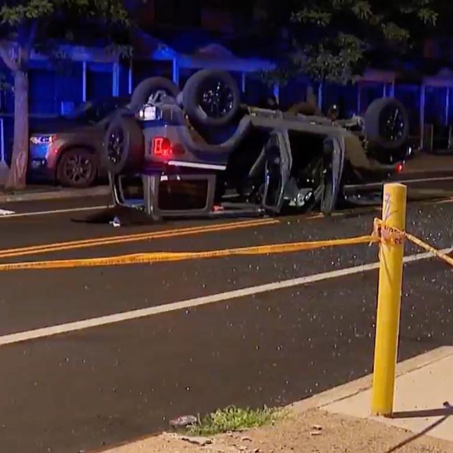 Bucks County man ejected from car in deadly North Philly crash episode artwork
