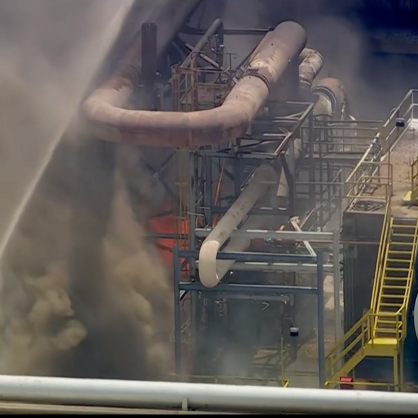 Crews fighting fire at Delaware County refinery episode artwork