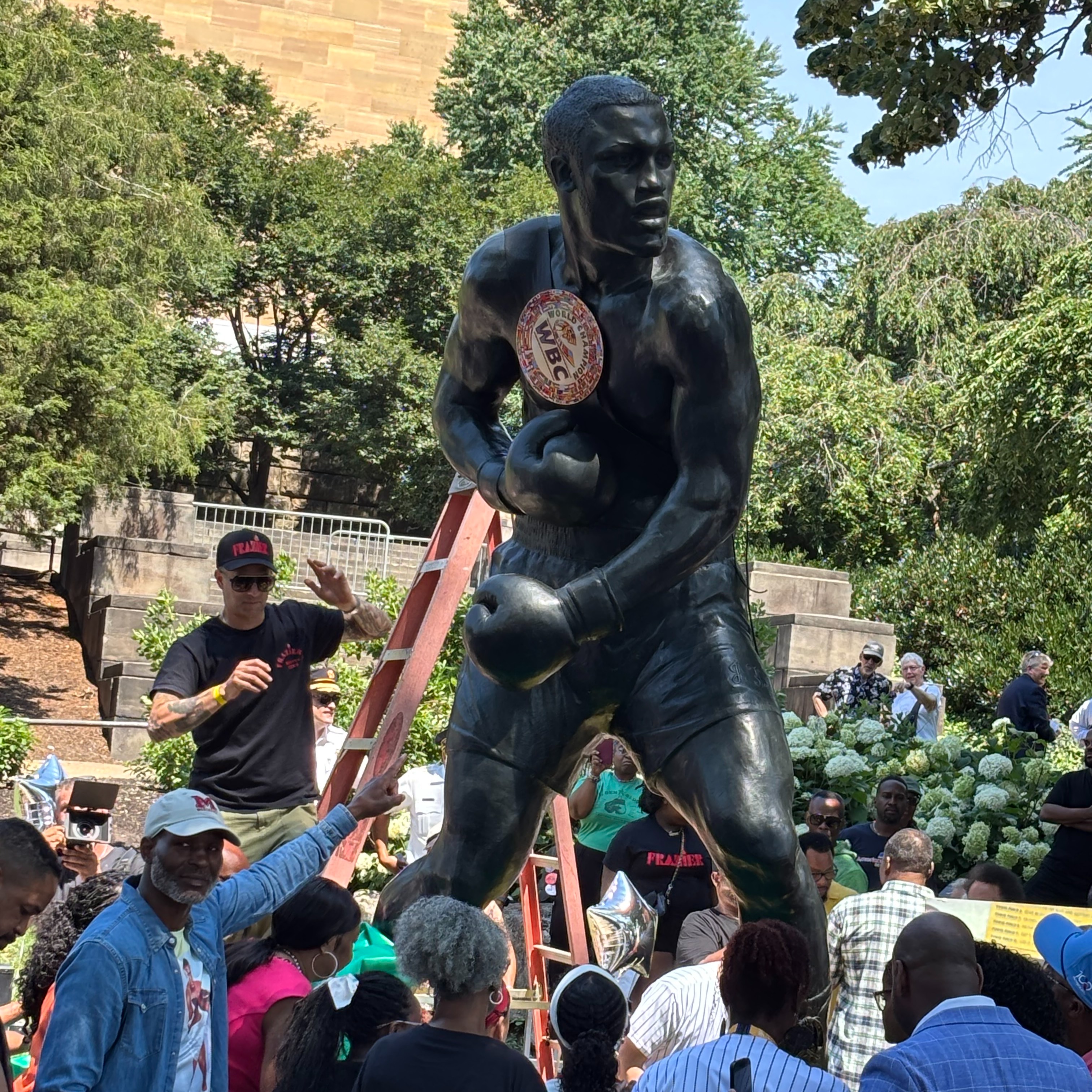 The 'Smokin'' Joe Frazier statue has a new home episode artwork