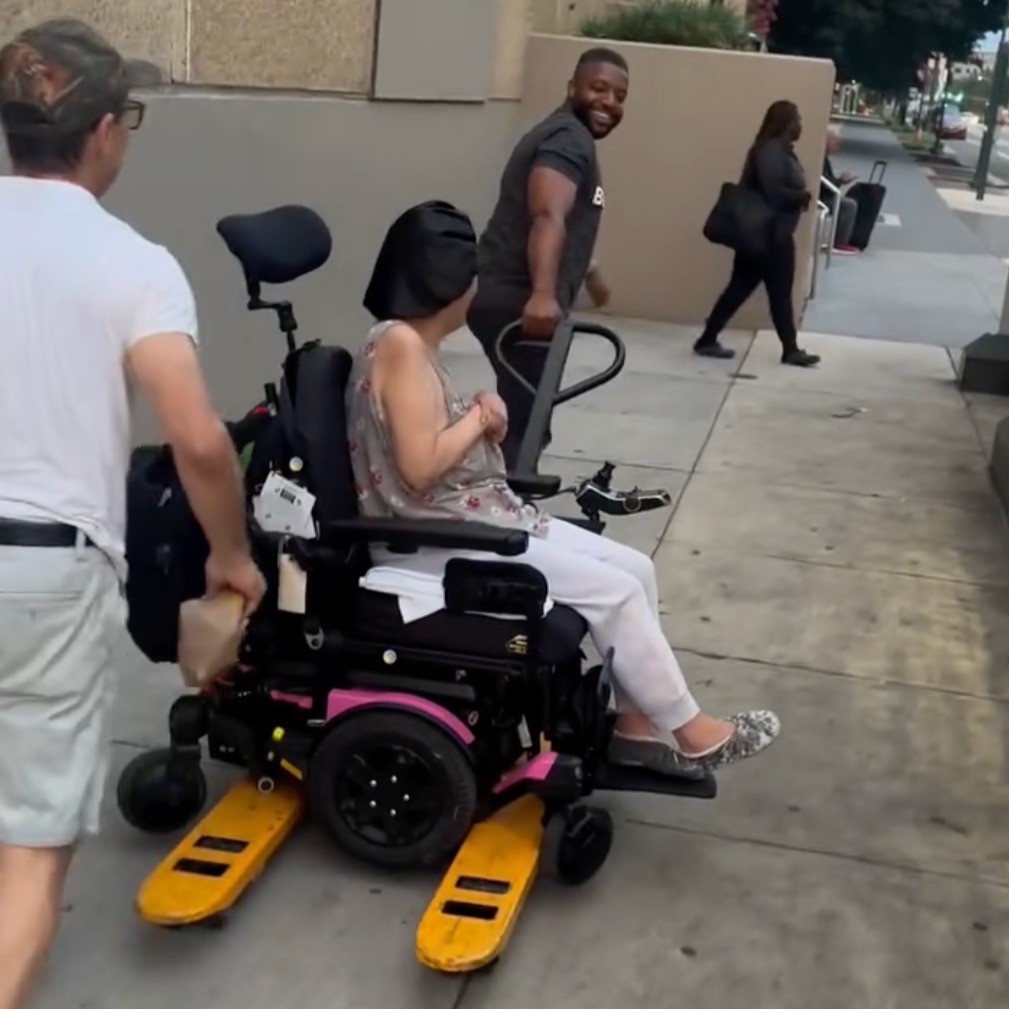 West Philly state Rep. Amen Brown pulls woman home on pallet jack after her mobility scooter broke down episode artwork