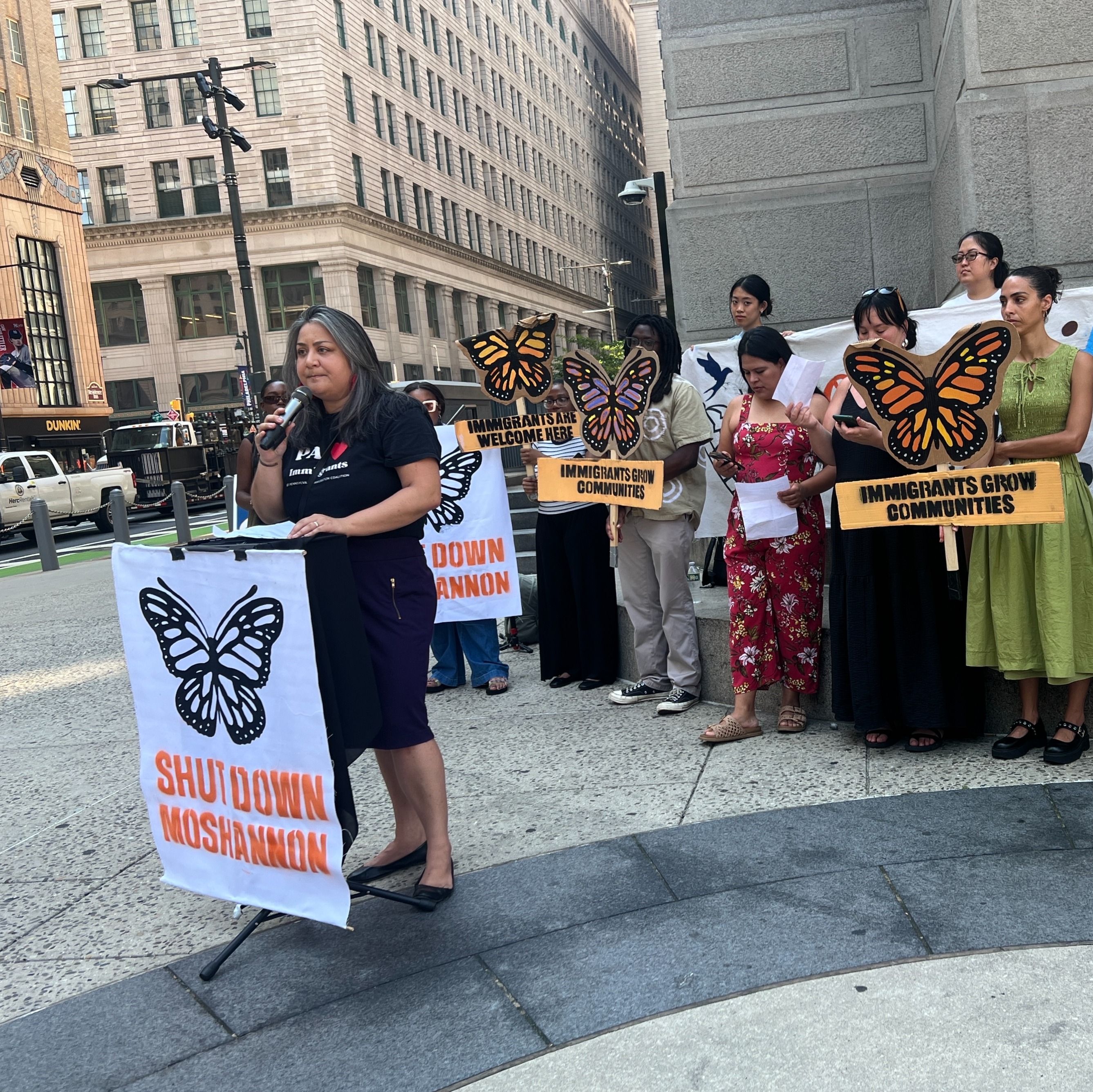 City leaders, advocates call for ICE to release Olney woman from detention episode artwork