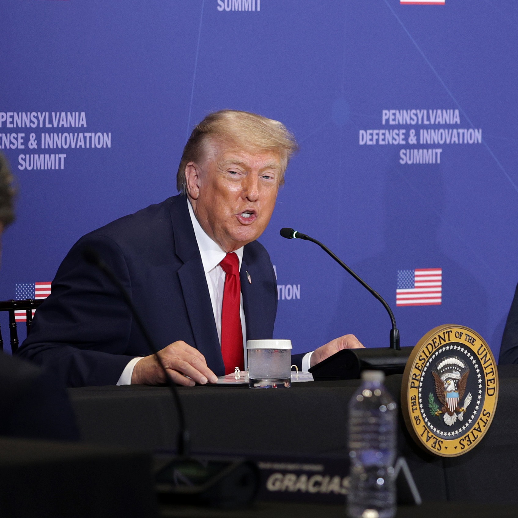 During defense summit in Pa., Trump threatens that Iran ‘better behave’ episode artwork