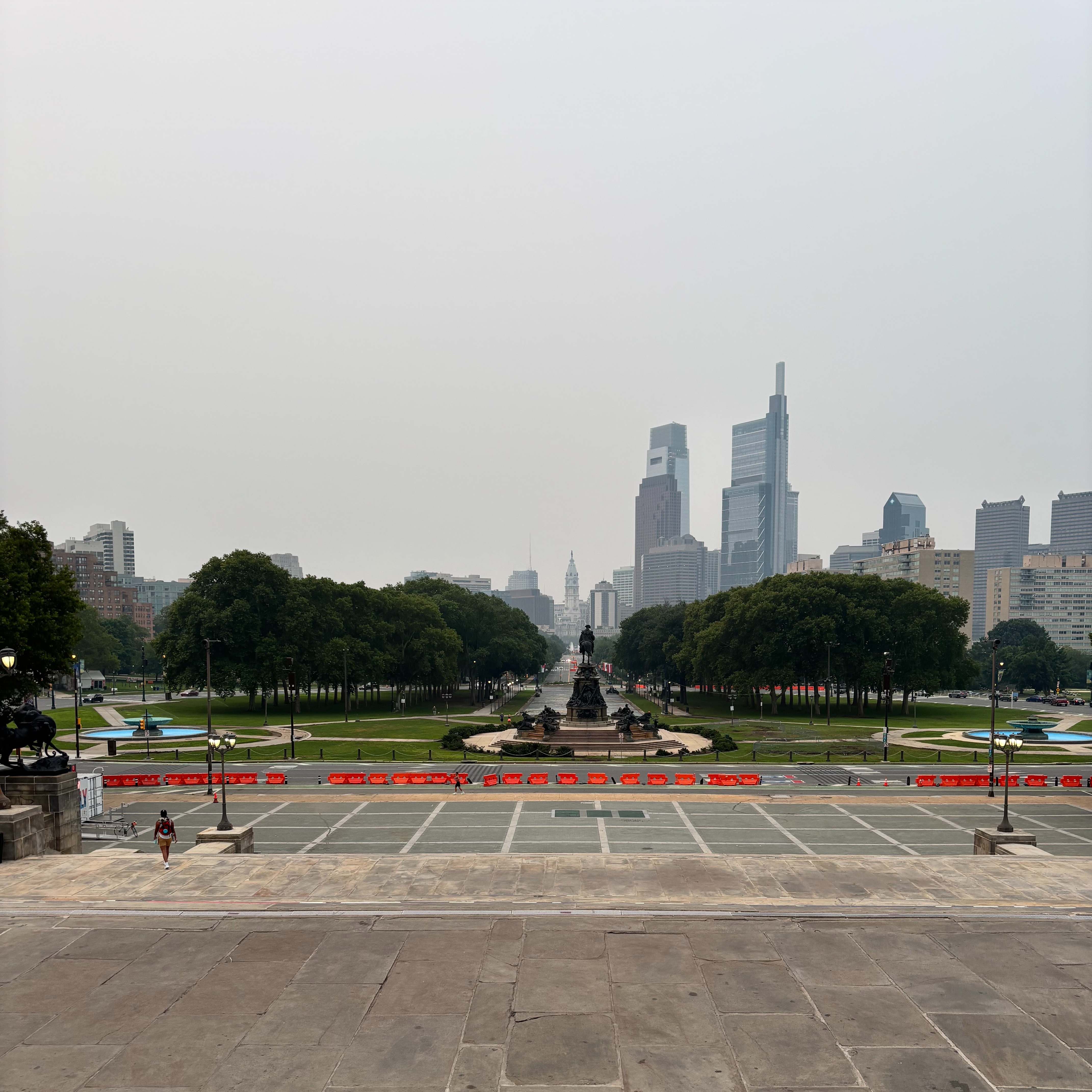 Hazy conditions from Canadian wildfires don’t stop some Philadelphians from a day outdoors episode artwork