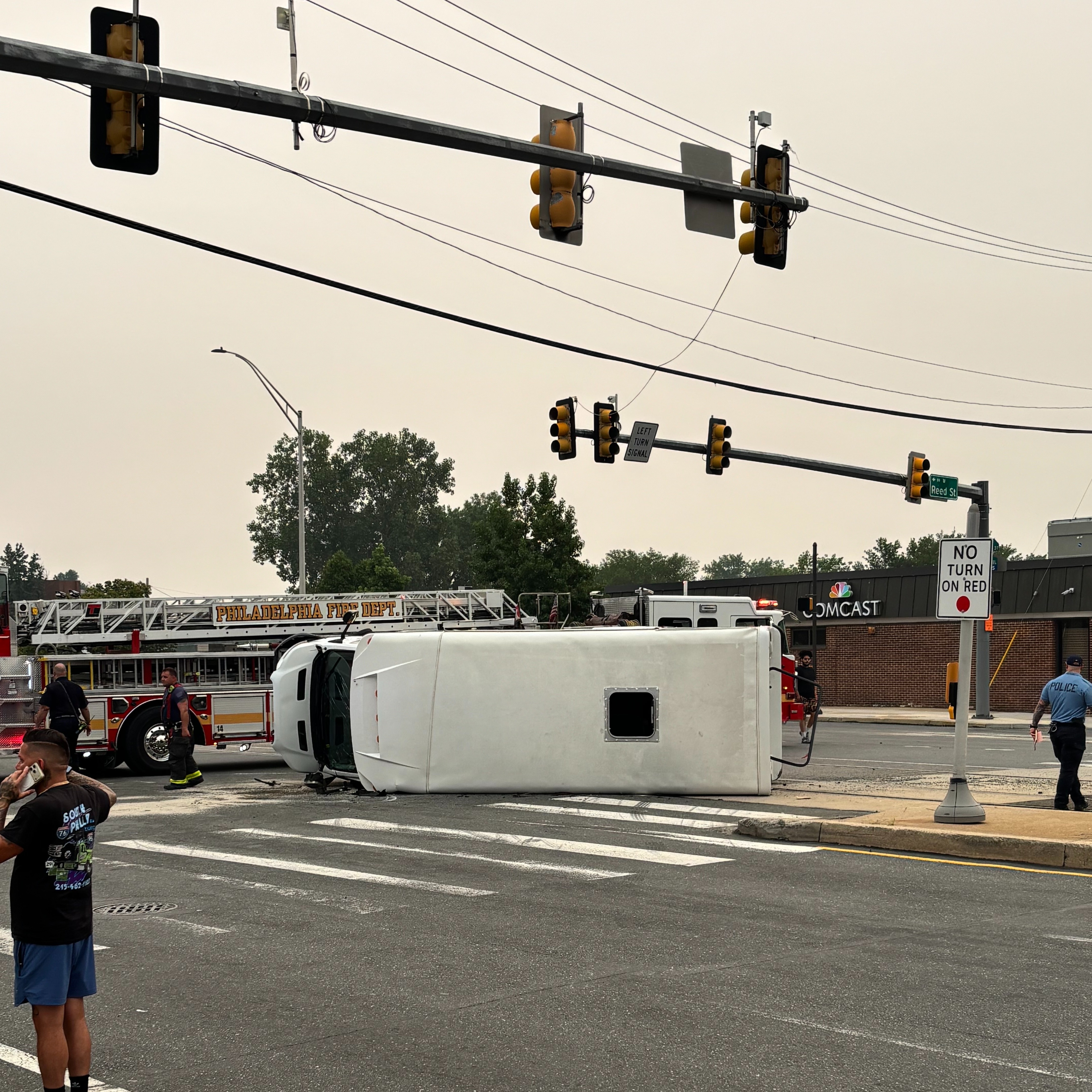Multiple people injured after transit van overturns in South Philadelphia episode artwork