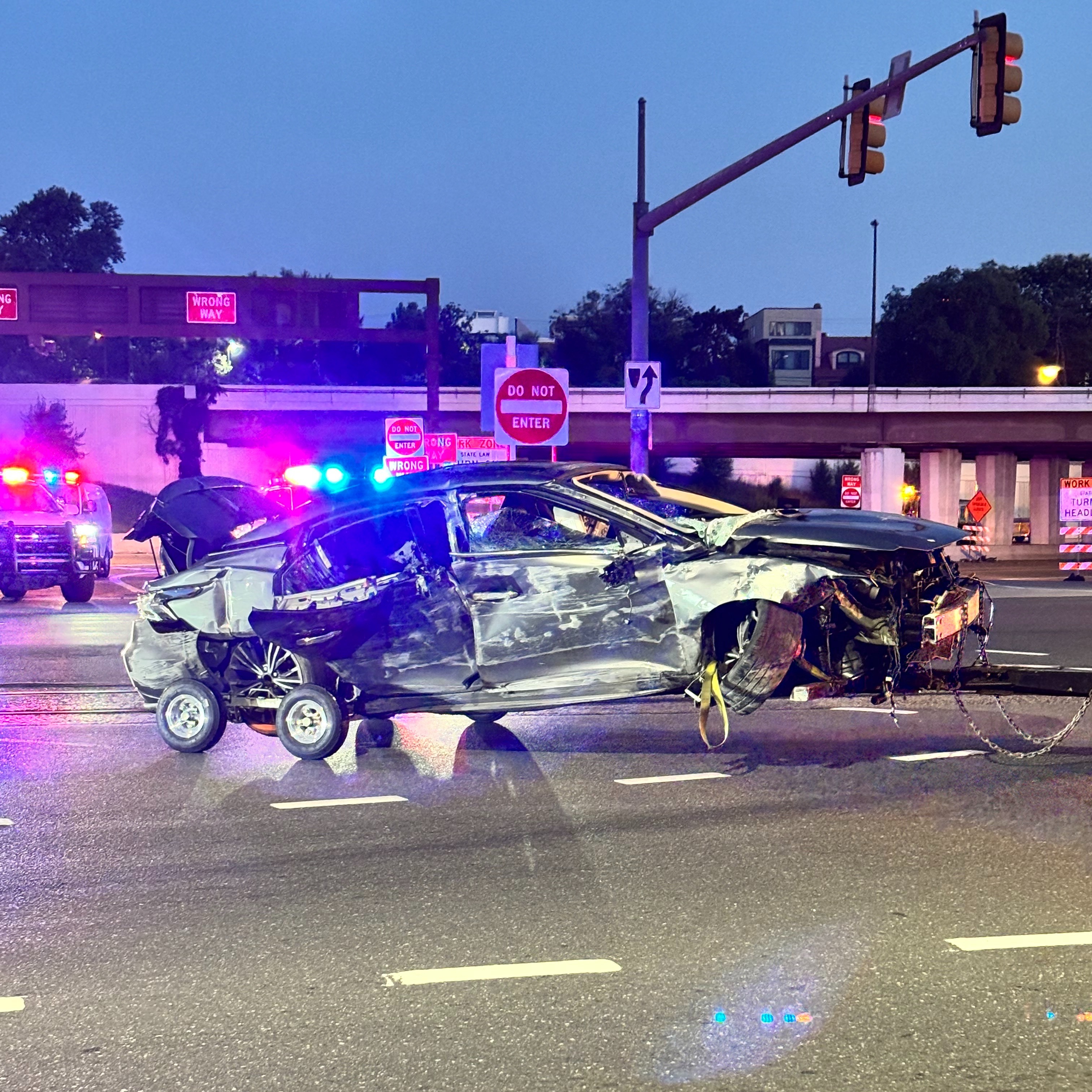 Teen killed, 5 injured in single-car crash on Columbus Boulevard episode artwork