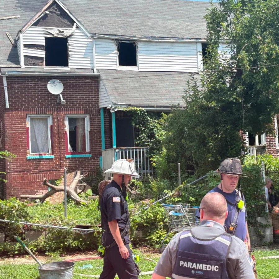 6 displaced in Chester house fire episode artwork