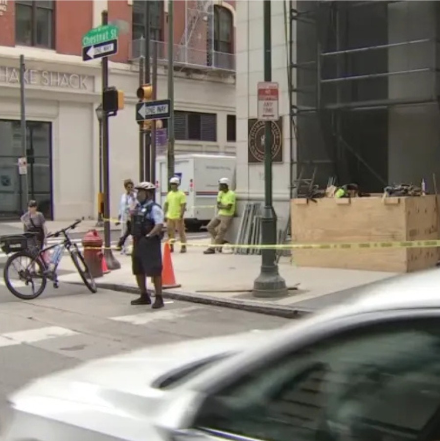 Man struck by falling scaffolding debris in Center City episode artwork