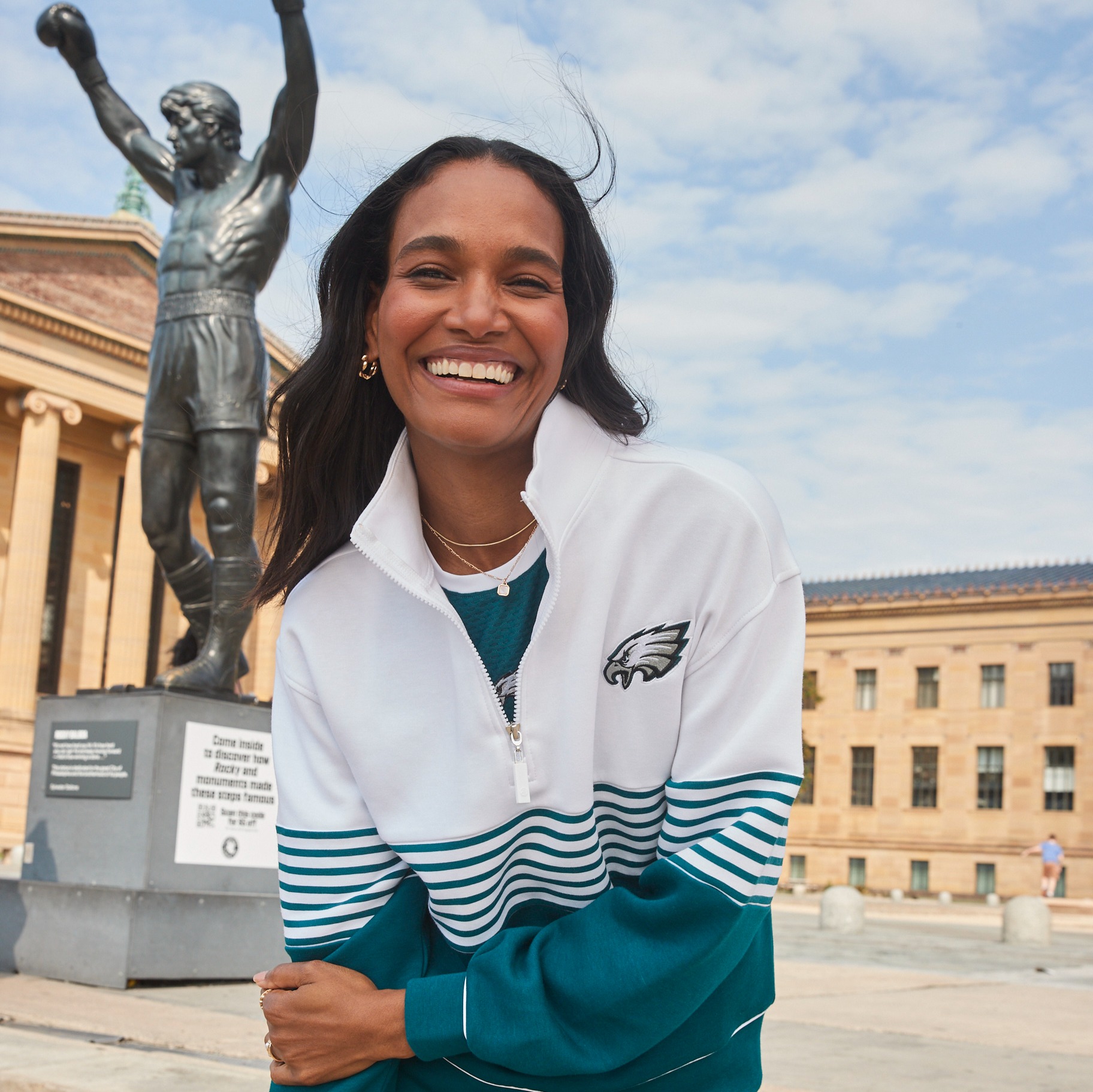 ‘A pinch-me moment’: Philly activewear brand teams up with Eagles for fashion-forward collection episode artwork