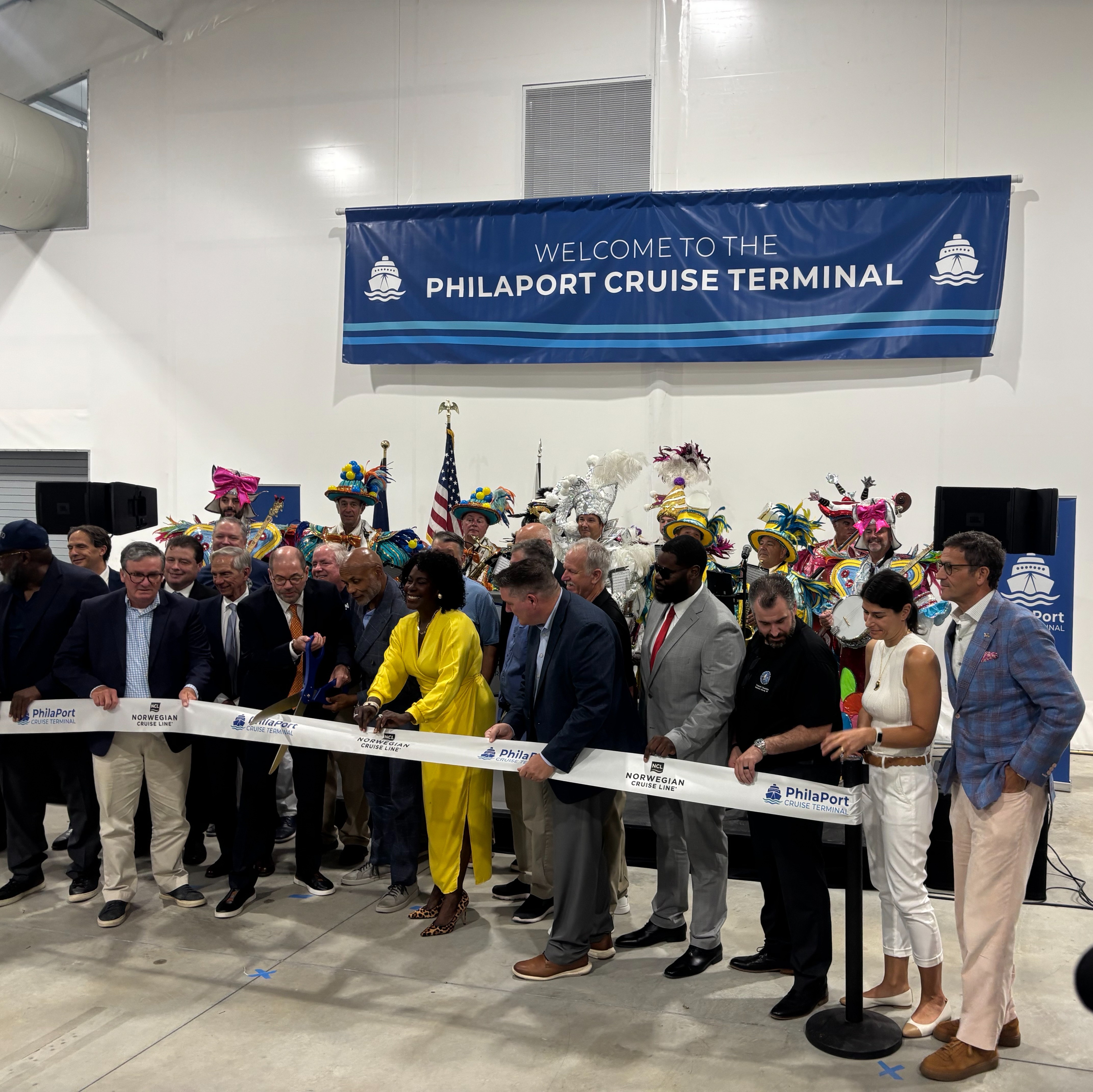 Port of Philadelphia cuts ribbon on new cruise terminal episode artwork