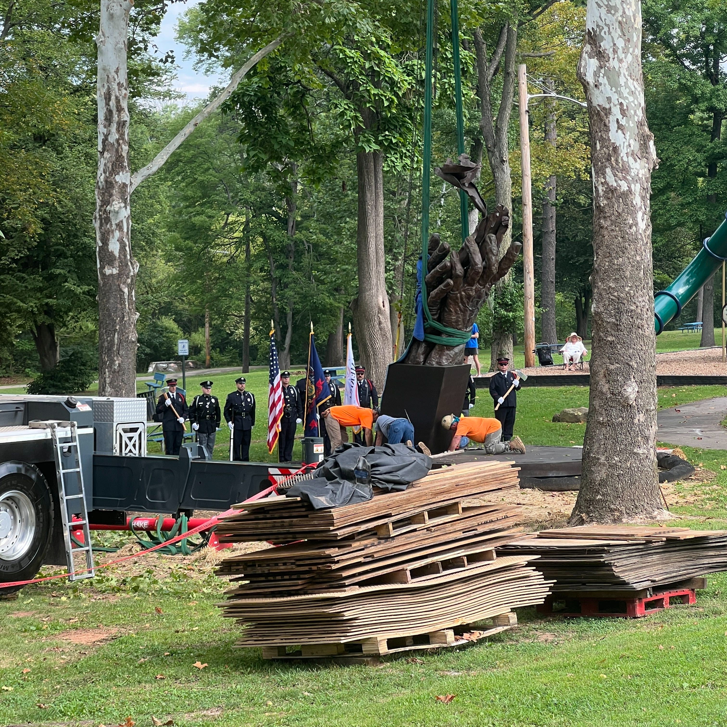 Montgomery County relocates 9/11 memorial to new site in Norristown episode artwork