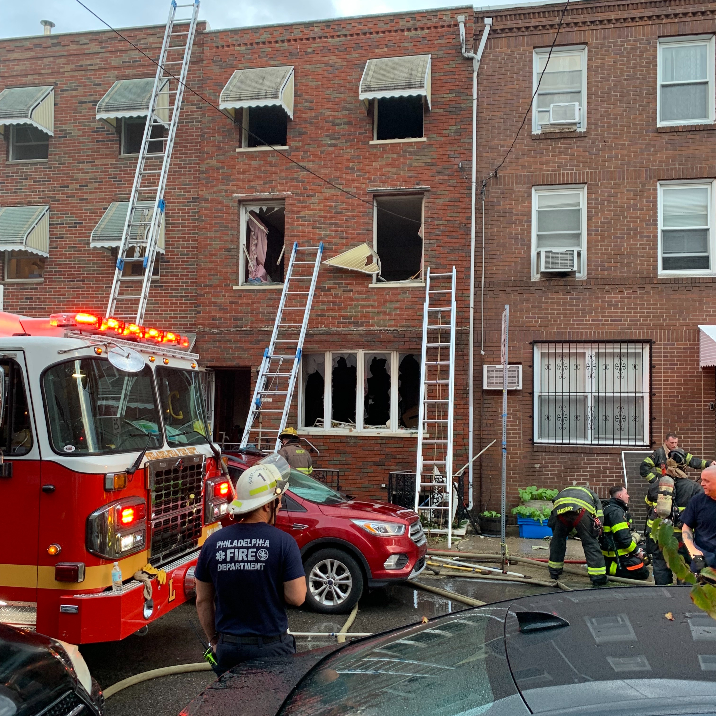 Firefighter injured in South Philly row home fire episode artwork