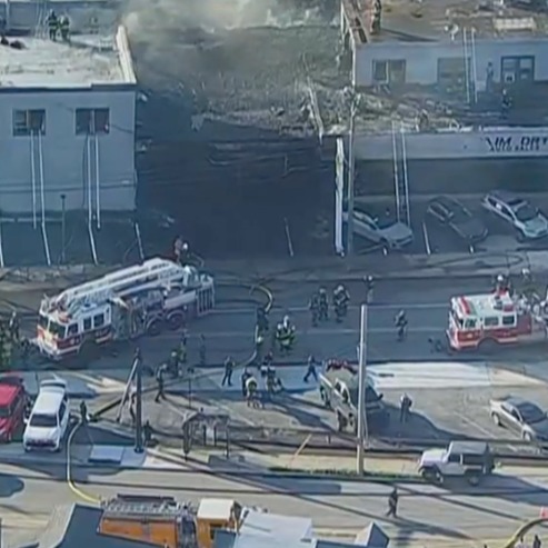 Fire tears through car dealership in Montgomery County episode artwork