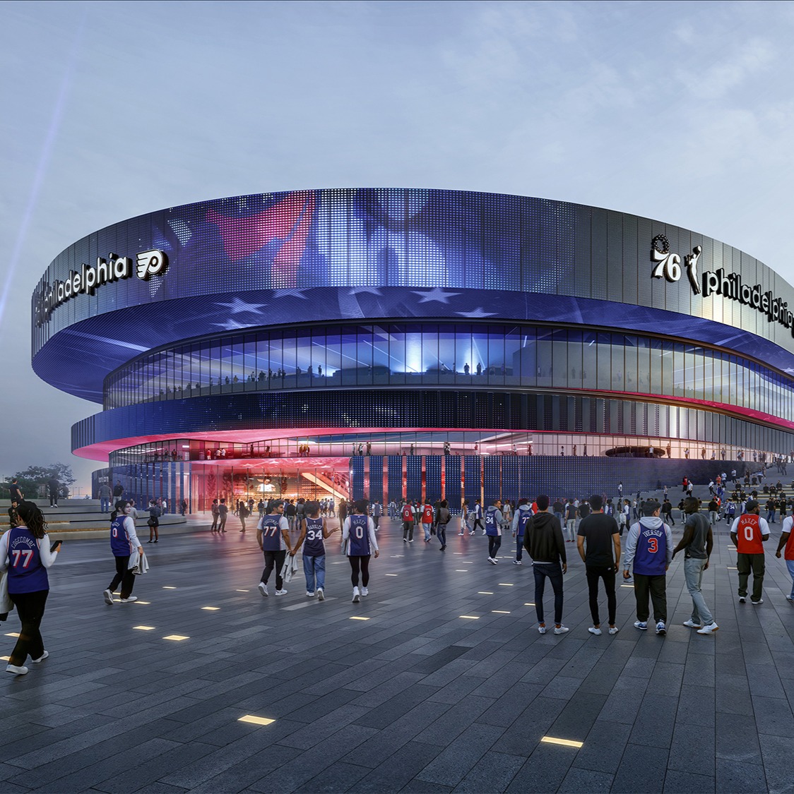 Fans like design of proposed new South Philly arena, but aren't ready to say goodbye to Xfinity Mobile episode artwork