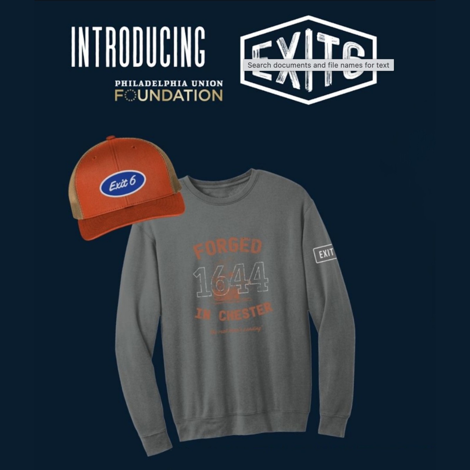 Philadelphia Union Foundation releases ‘Exit 6’ streetwear line, with proceeds benefiting youth soccer programs episode artwork
