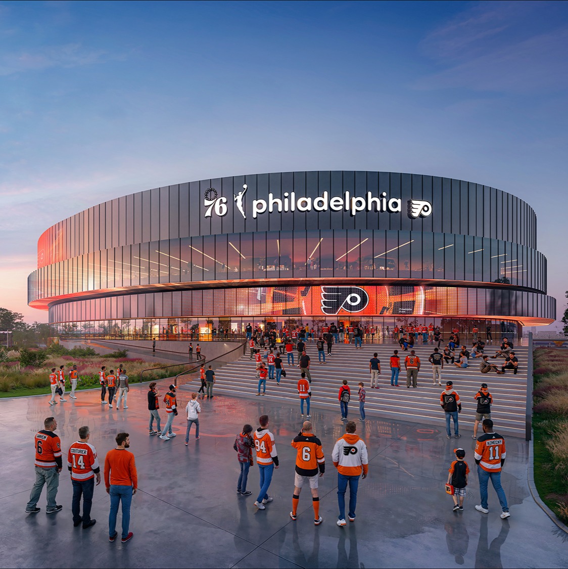 Flyers update arena rendering after fans notice lack of women in initial version episode artwork