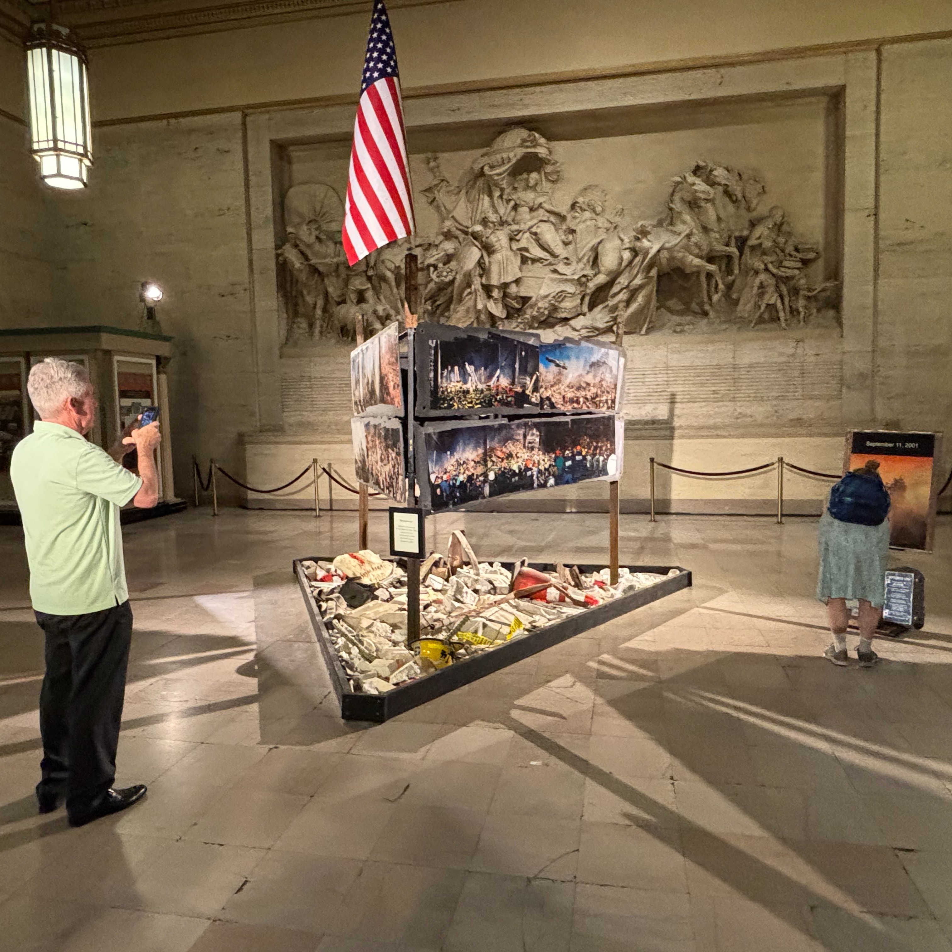 Reprised 9/11 memorial on display at 30th Street Station episode artwork