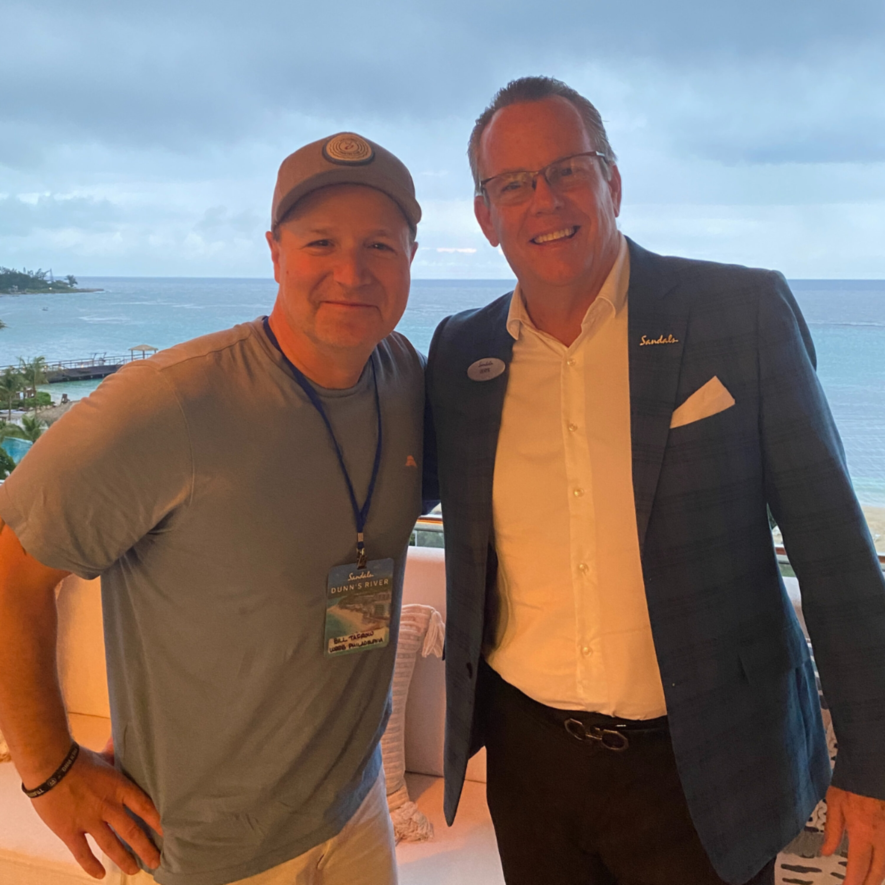 Bill Tafrow speaks with Deryk Meany, General Manager of Sandals® Dunn's River episode artwork