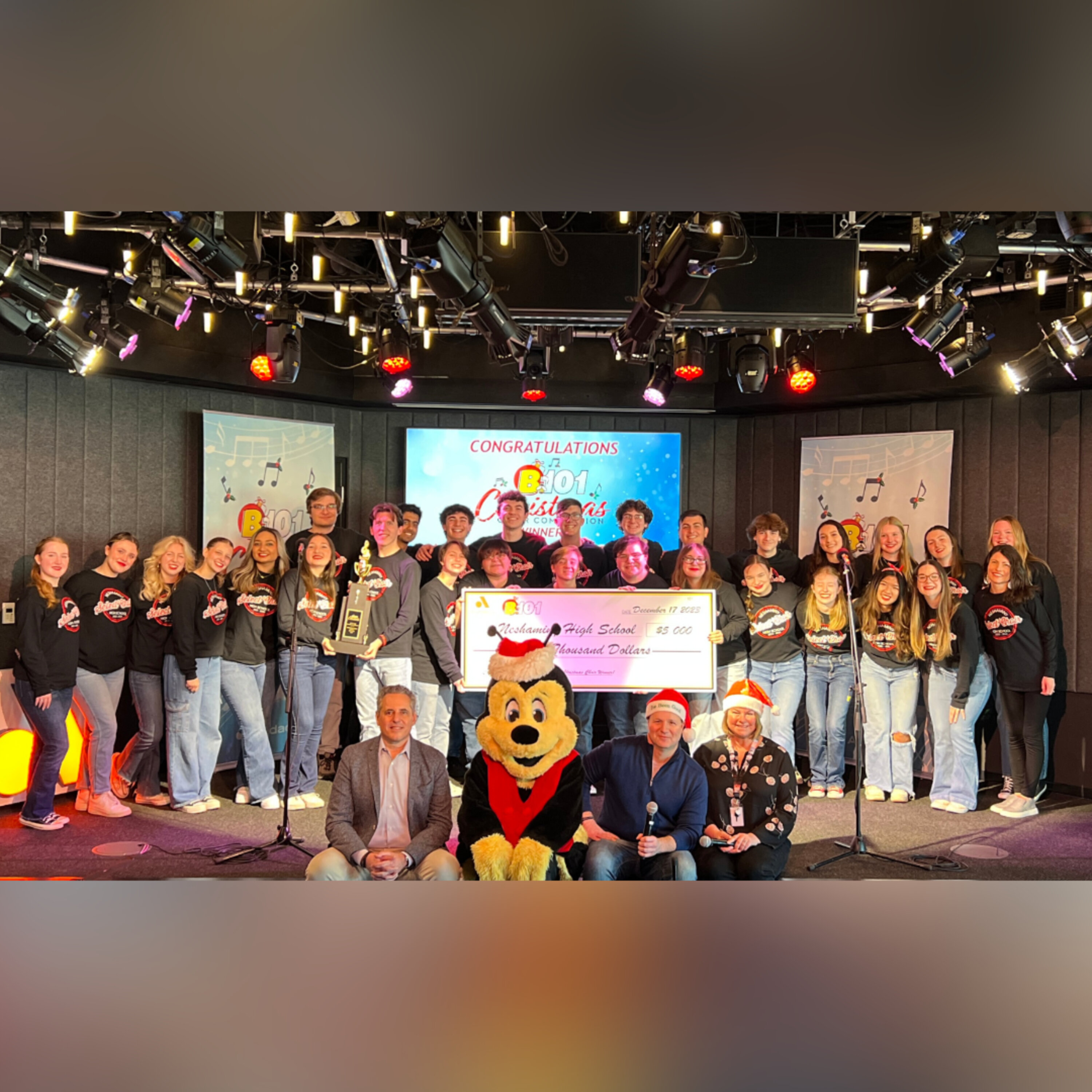 Jenn & Bill chat with B101's 9-12 Division 2023 Christmas Choir Competition Champions Neshaminy High School as they Perform at B101 episode artwork