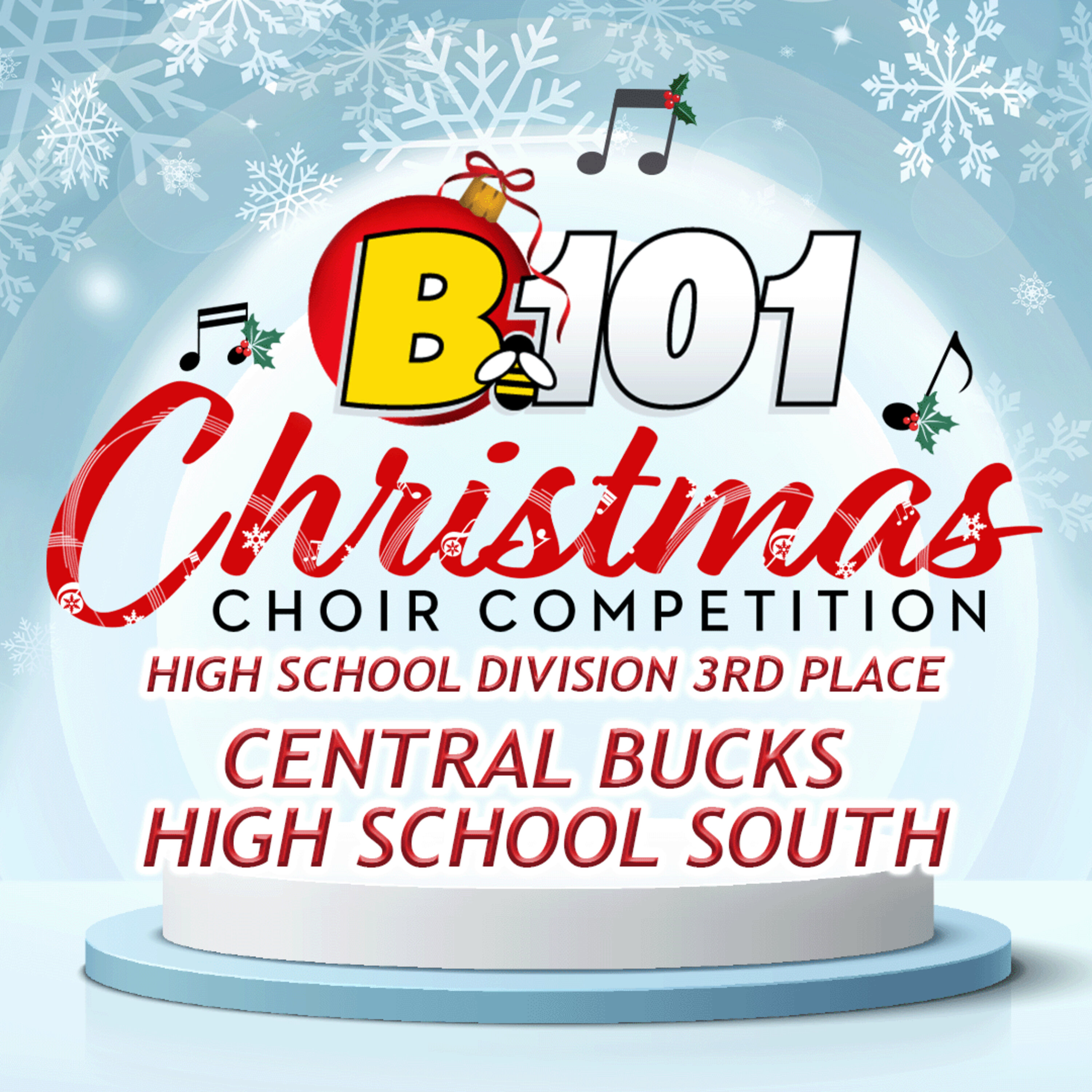 Congratulations, Central Bucks High School South | High School Christmas Choir 3rd Place Winner episode artwork
