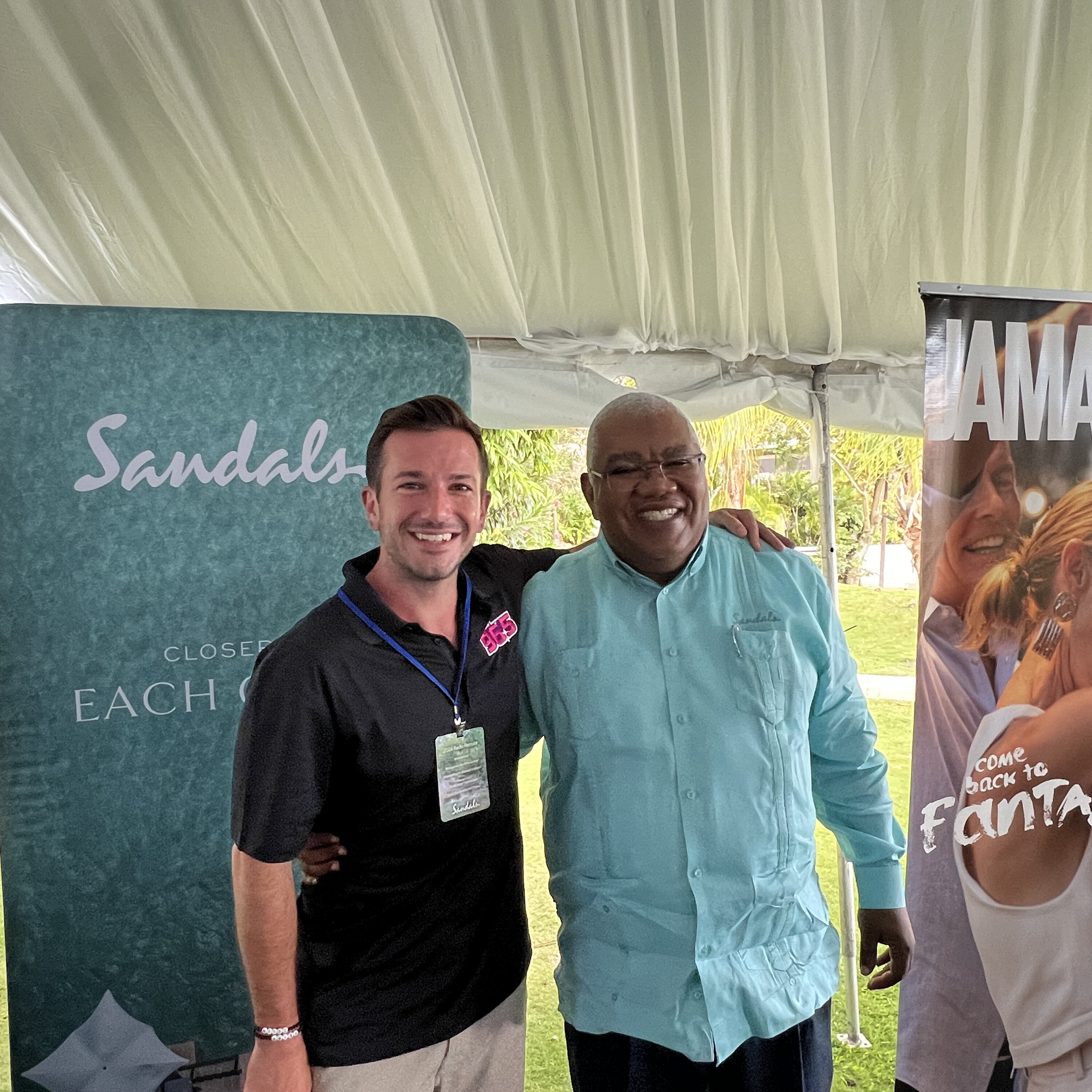 Bennett chats with Gary C. Sadler, EVP of Sales & Industry Relations of Sandals Resorts #LIVEfromJamiaca episode artwork